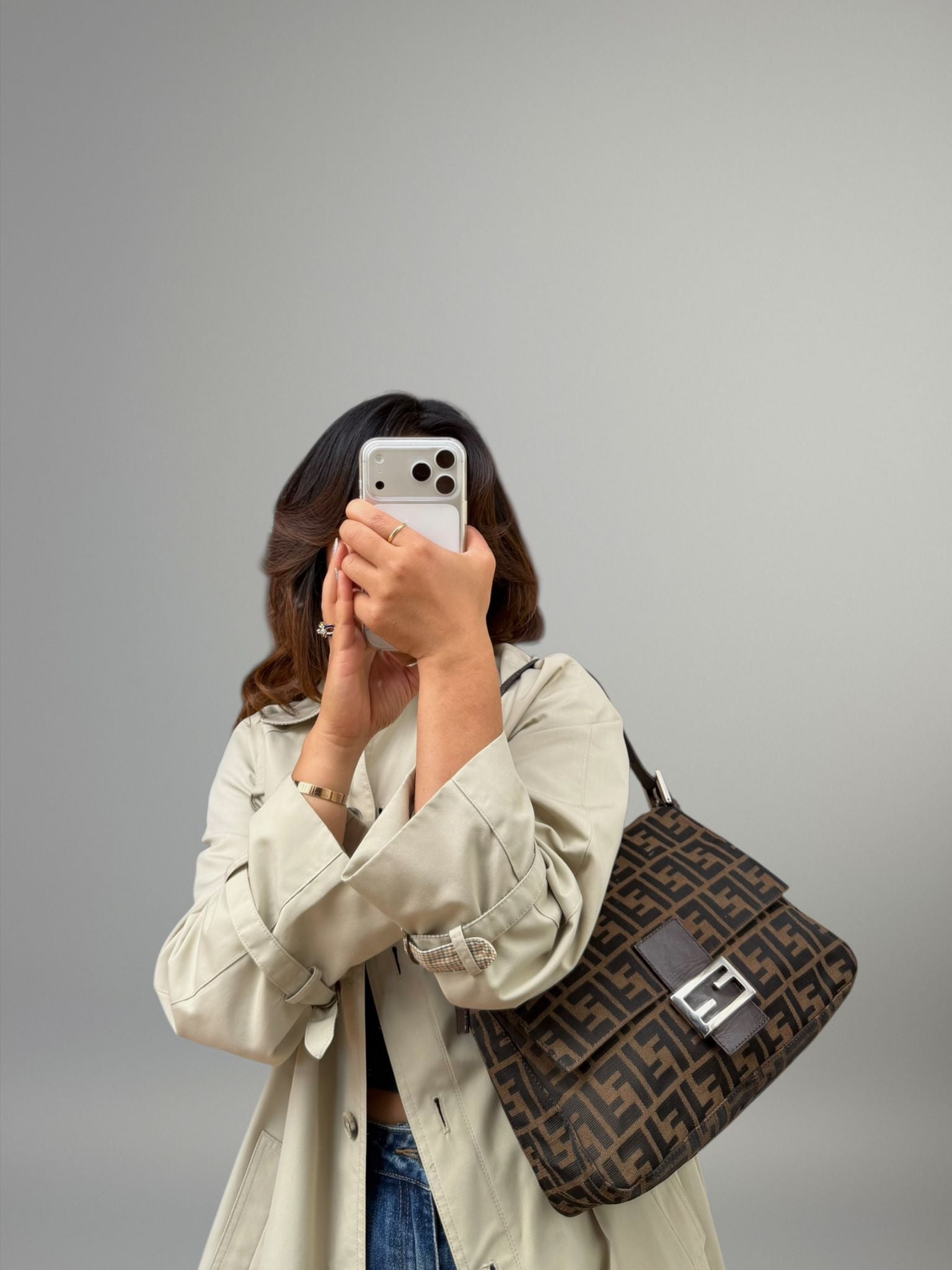 Fendi Mamma Baguette zucca