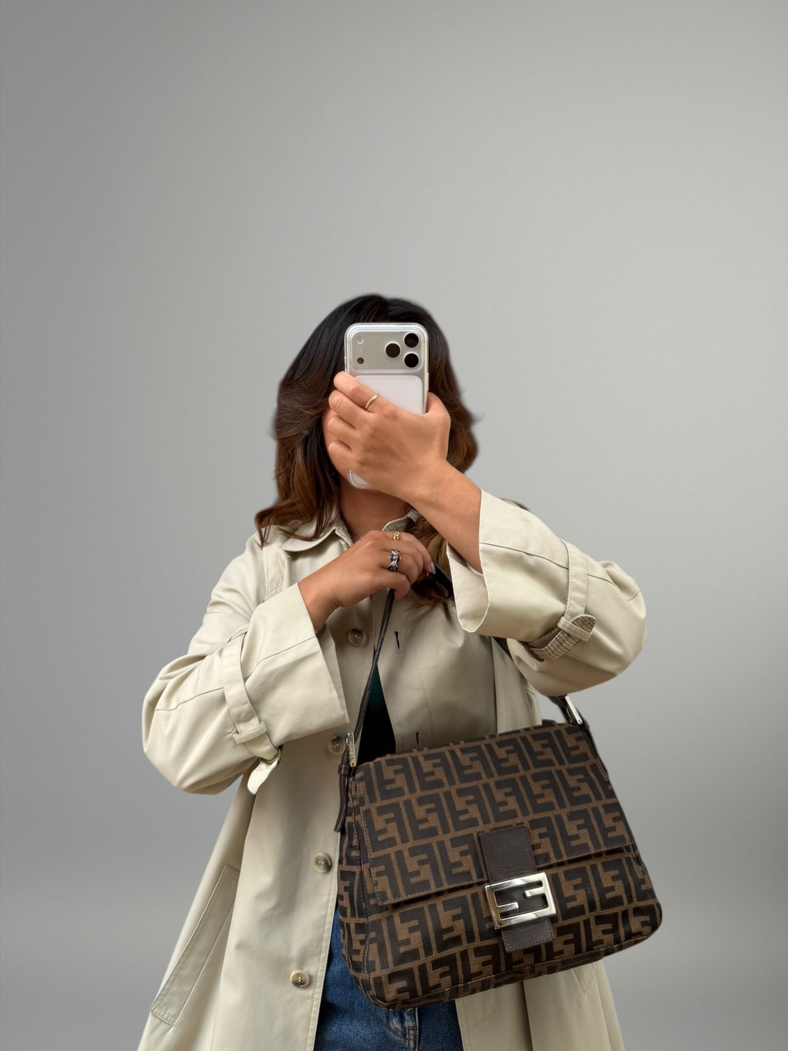 Fendi Mamma Baguette zucca