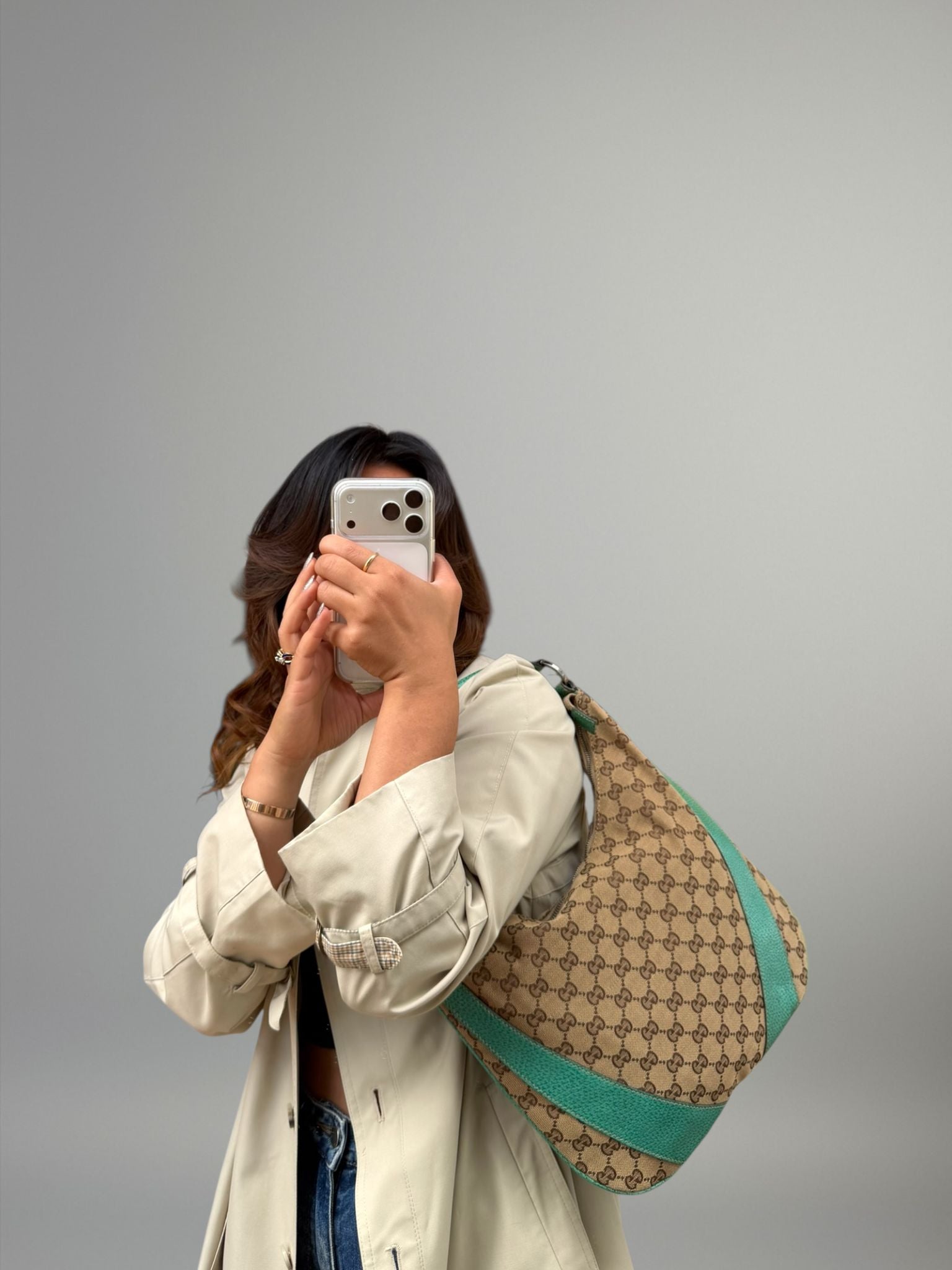 Gucci Hobo GG canvas