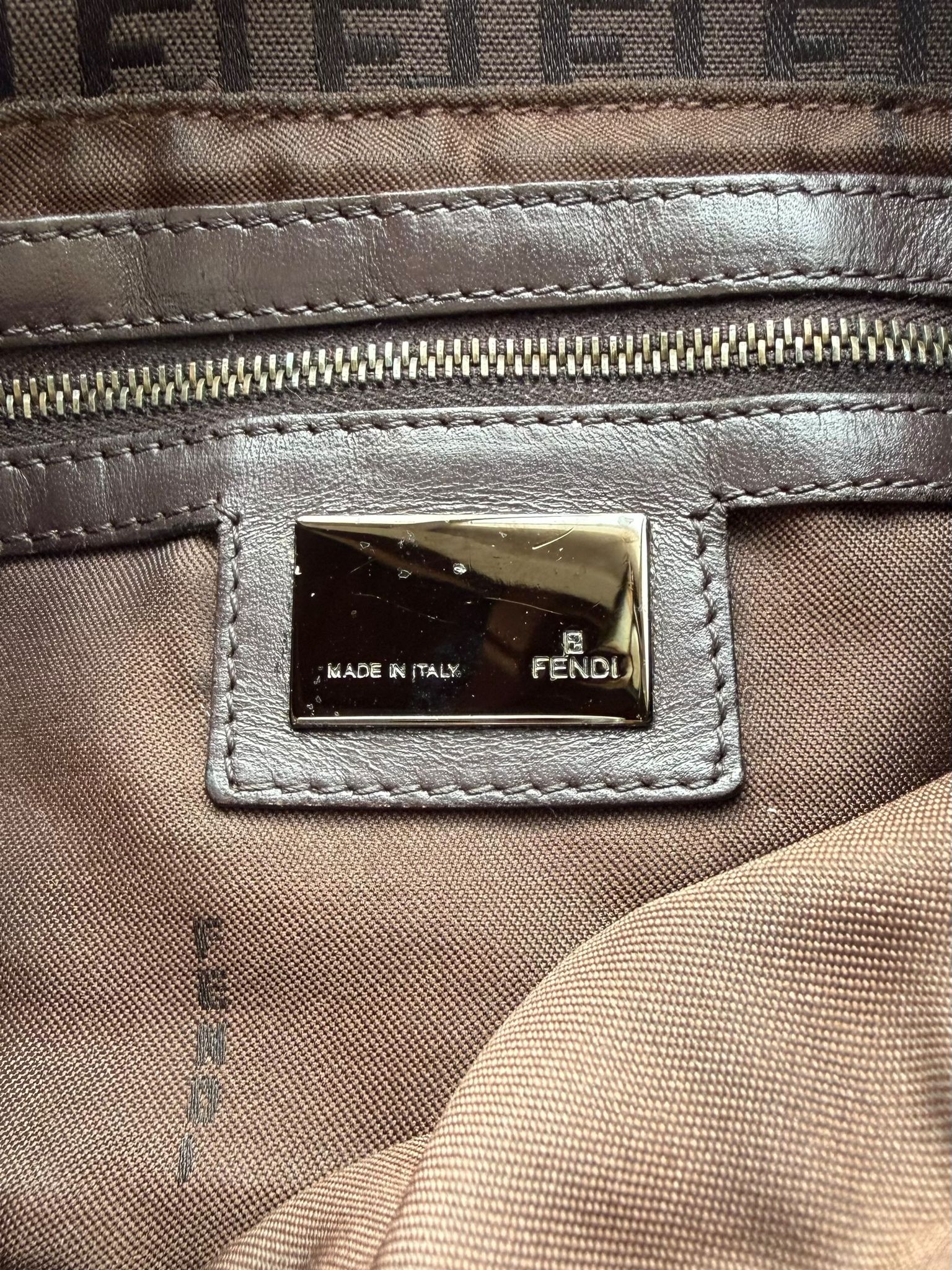 Fendi Baguette Zucchino marrone