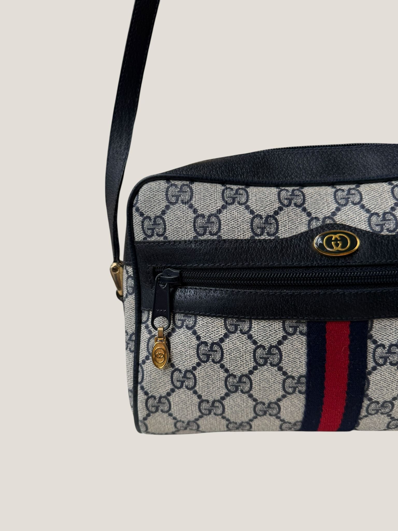 Gucci GG Supreme Web tracolla