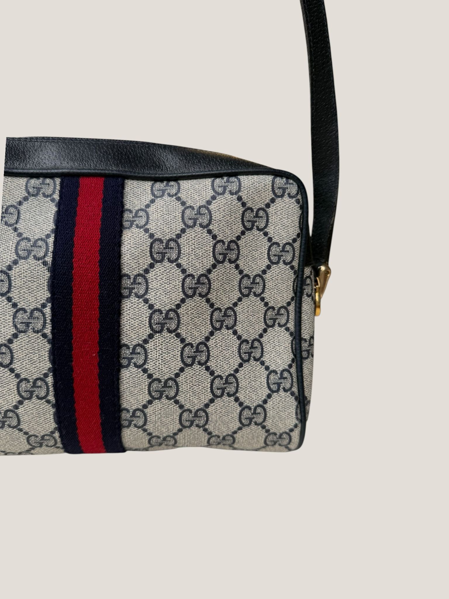 Gucci GG Supreme Web tracolla