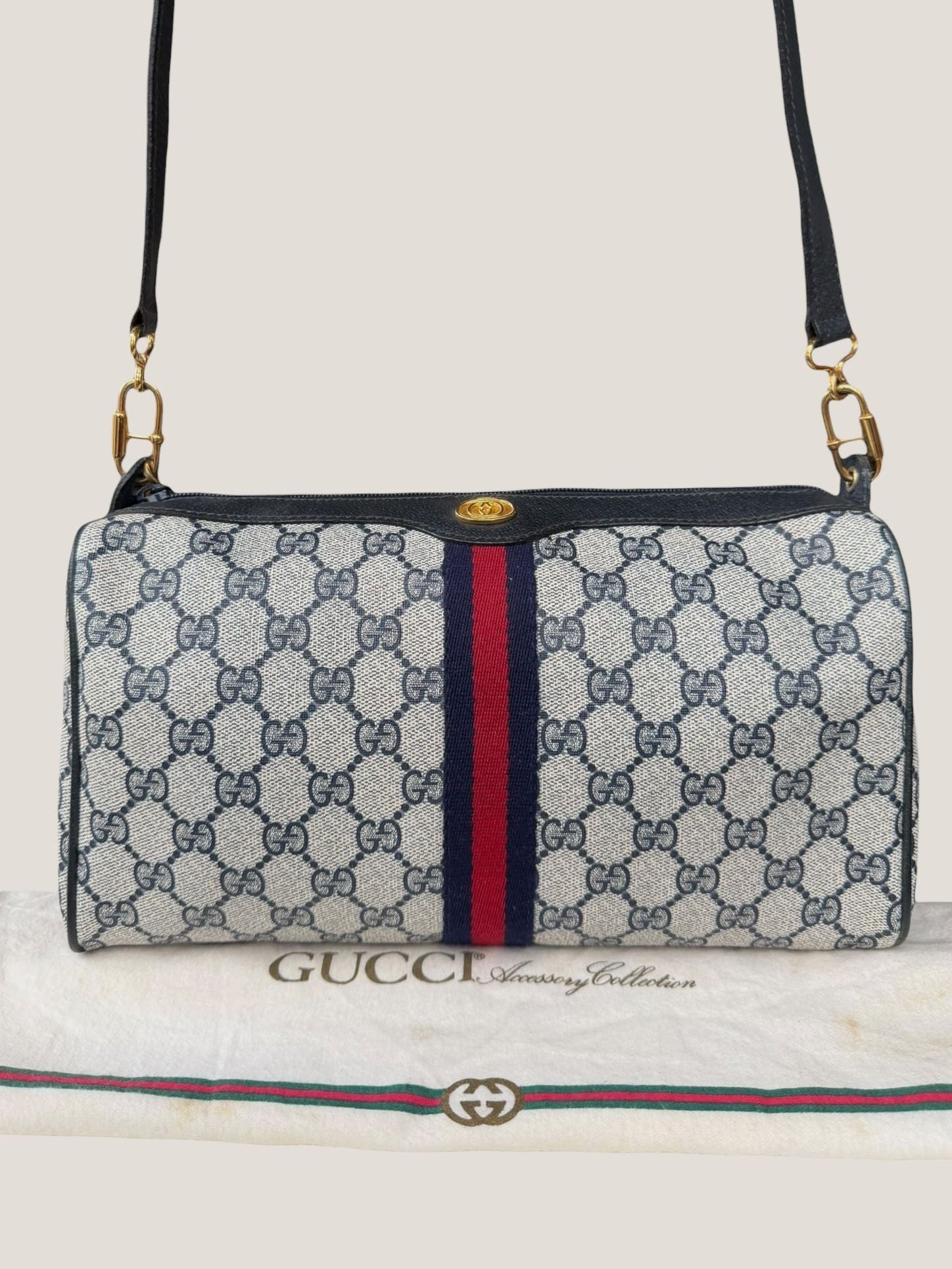 Gucci GG Supreme Web tracolla