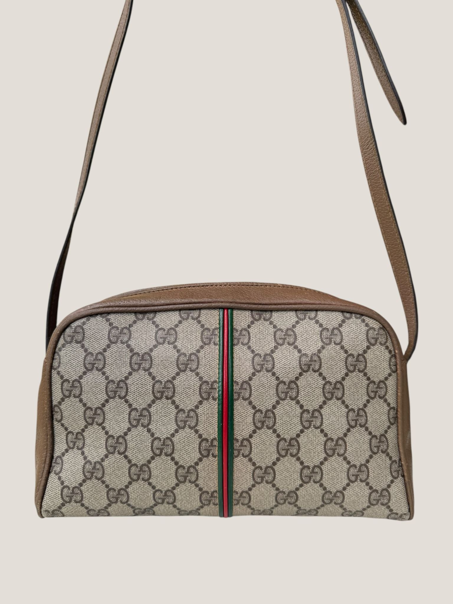 Gucci GG Supreme Web tracolla