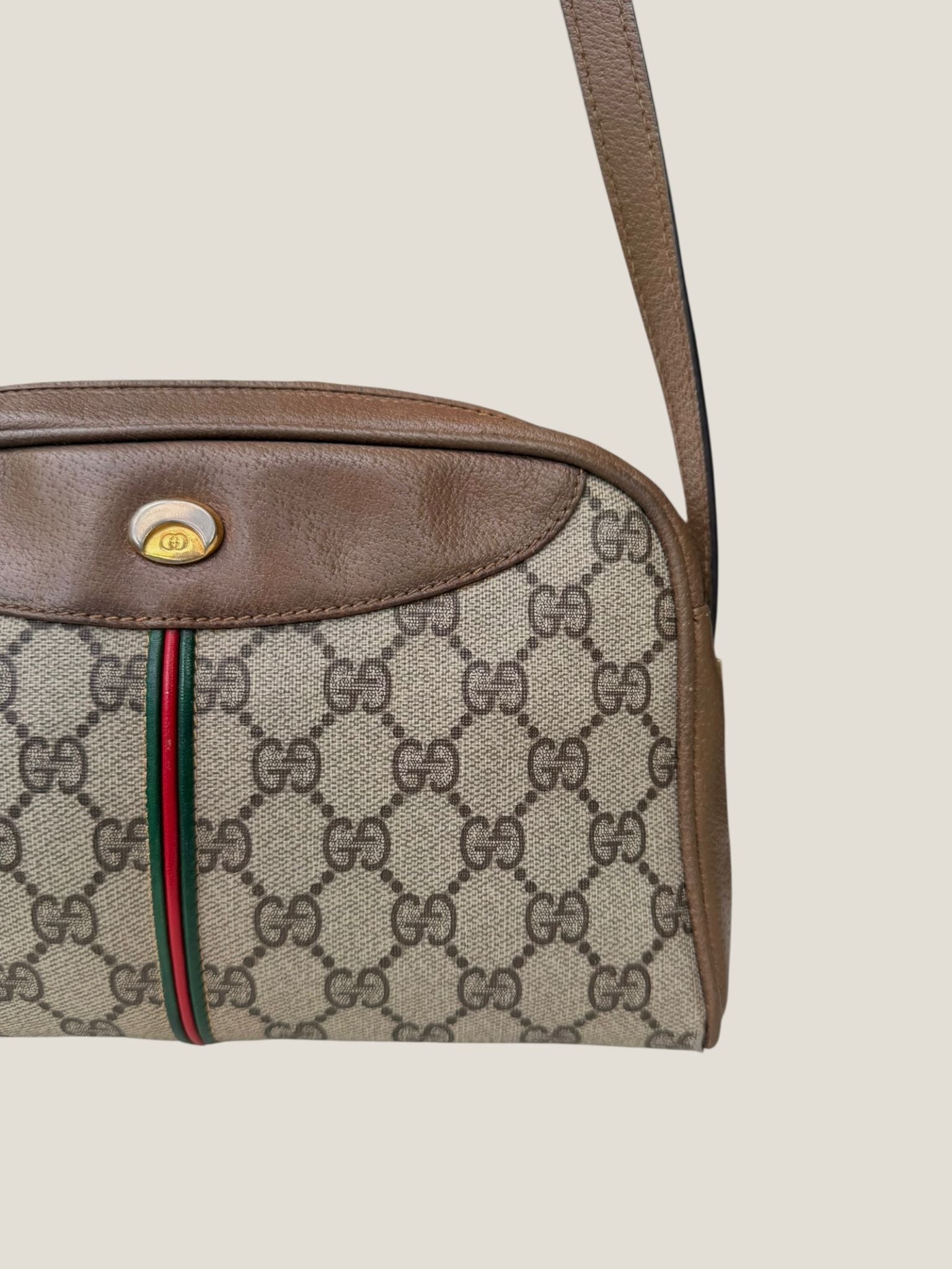 Gucci GG Supreme Web tracolla