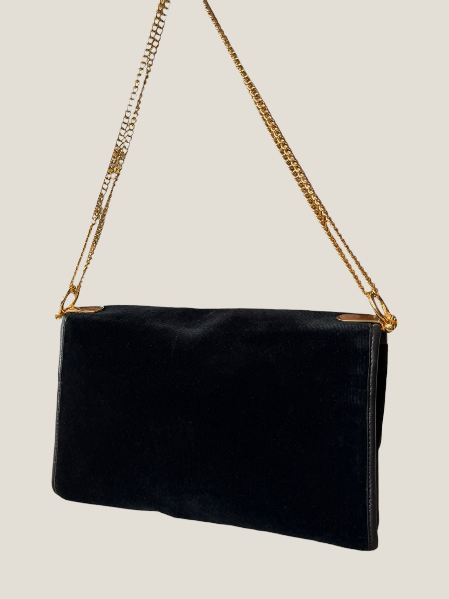 Celine velvet flap bag