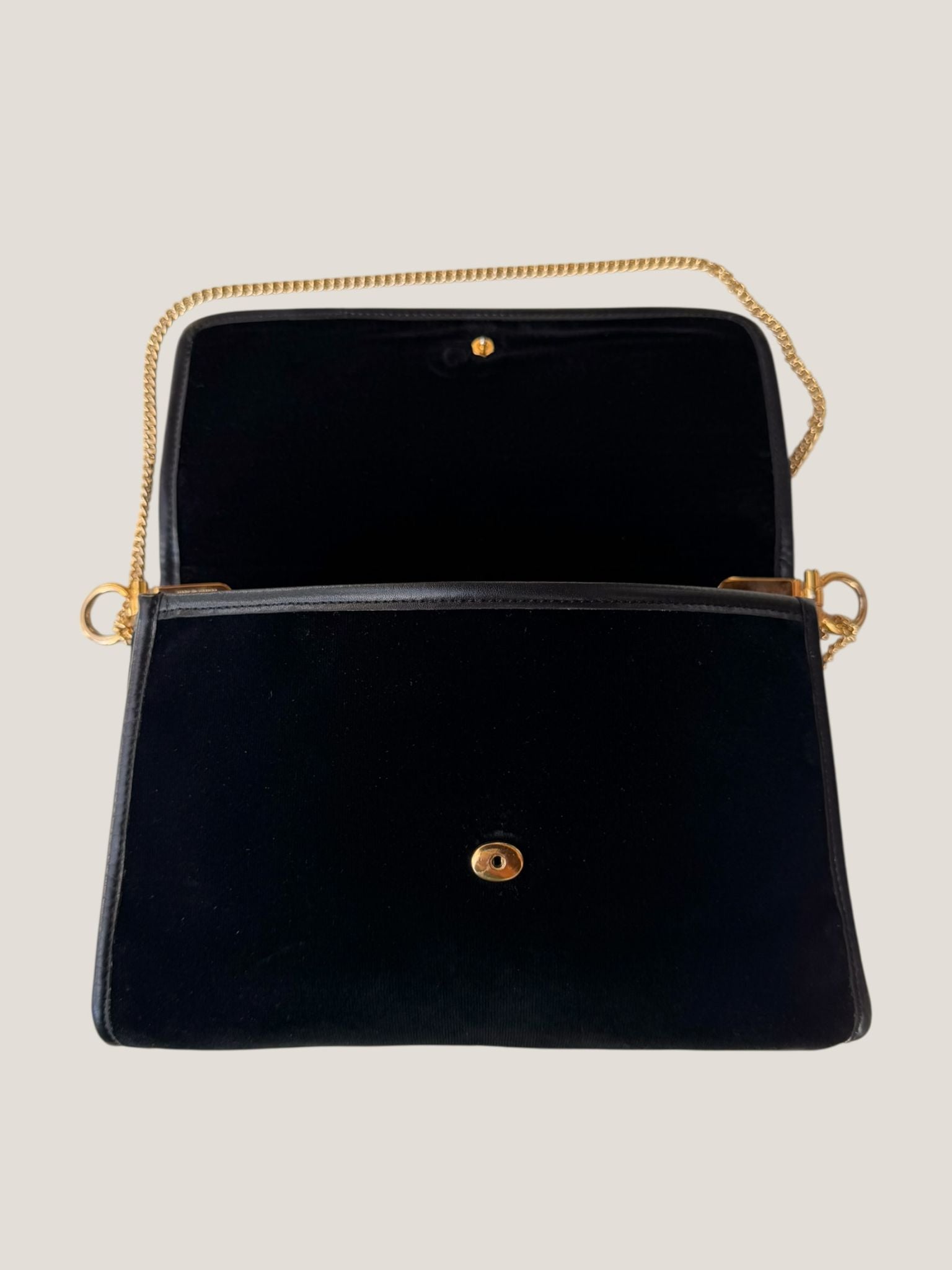 Celine velvet flap bag