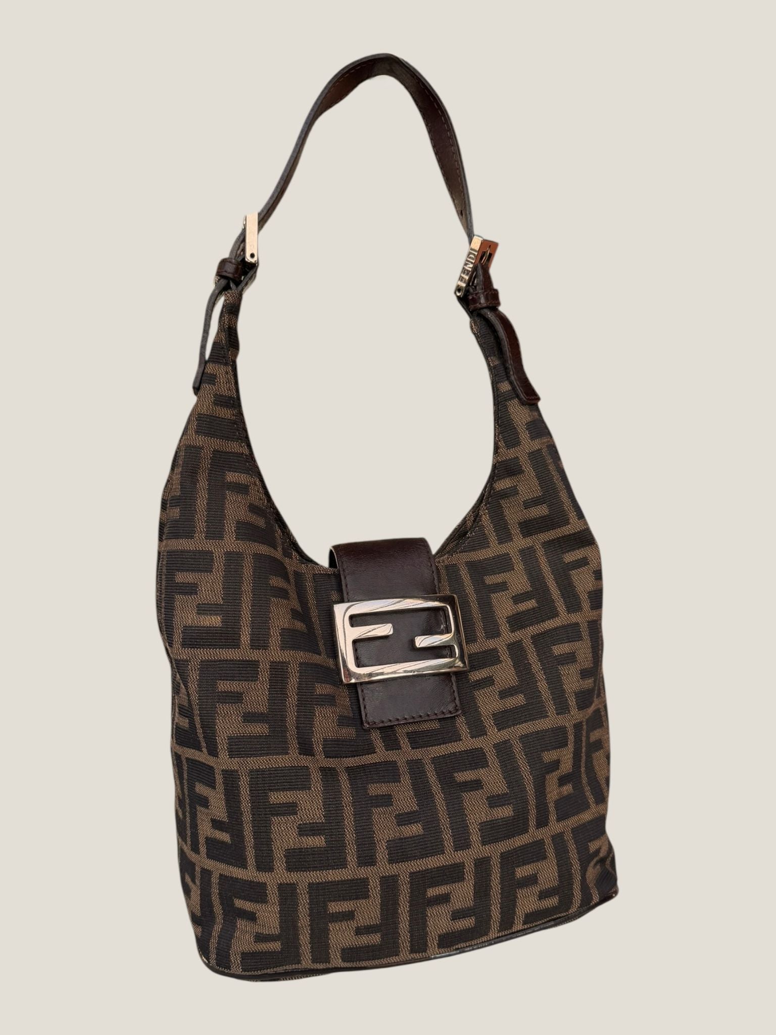Fendi Zucca Hobo Bag