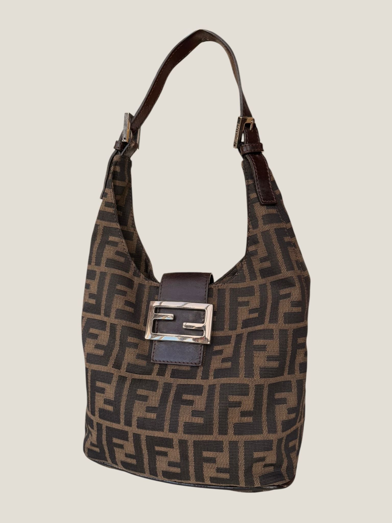 Fendi Zucca Hobo Bag