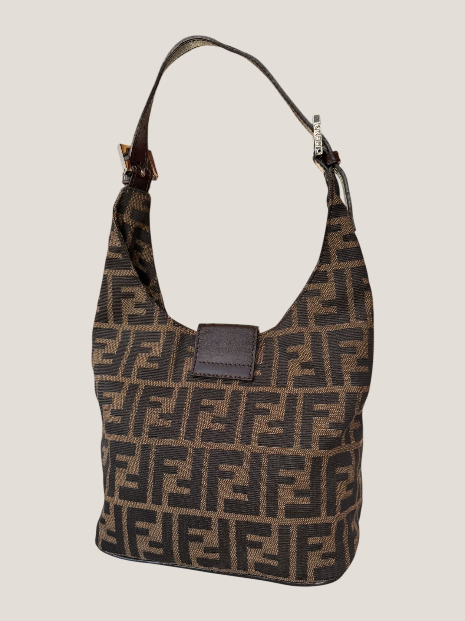 Fendi Zucca Hobo Bag