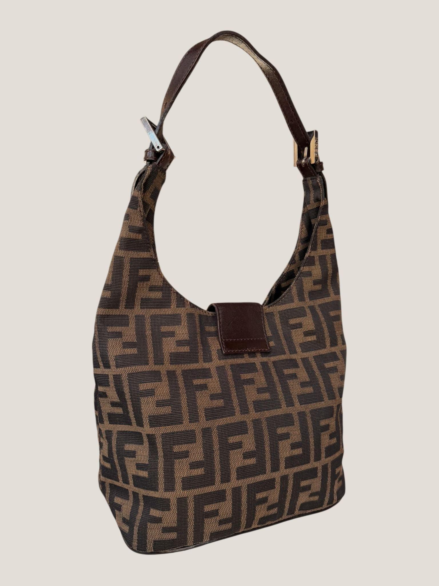 Fendi Zucca Hobo Bag