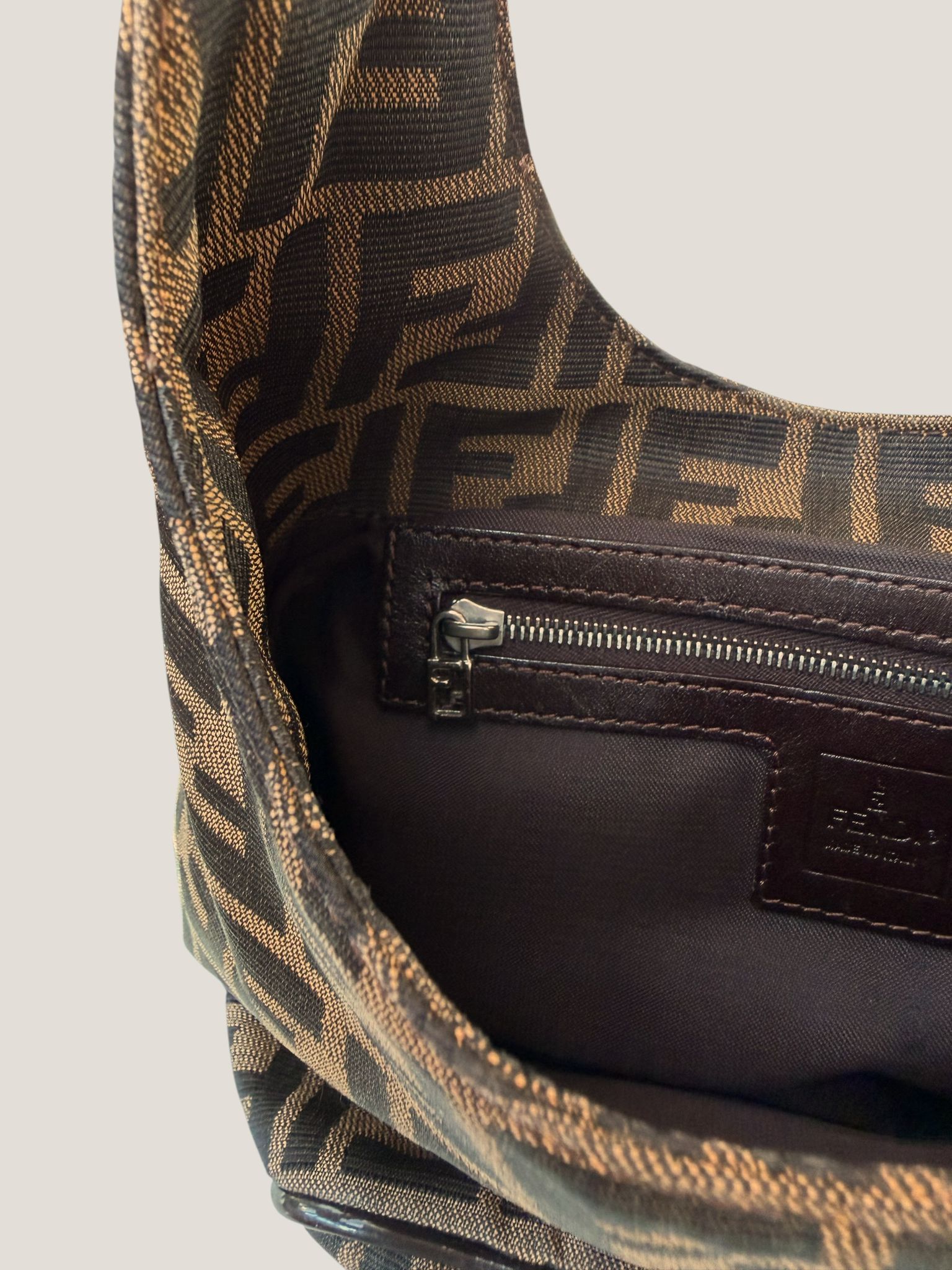 Fendi Zucca Hobo Bag
