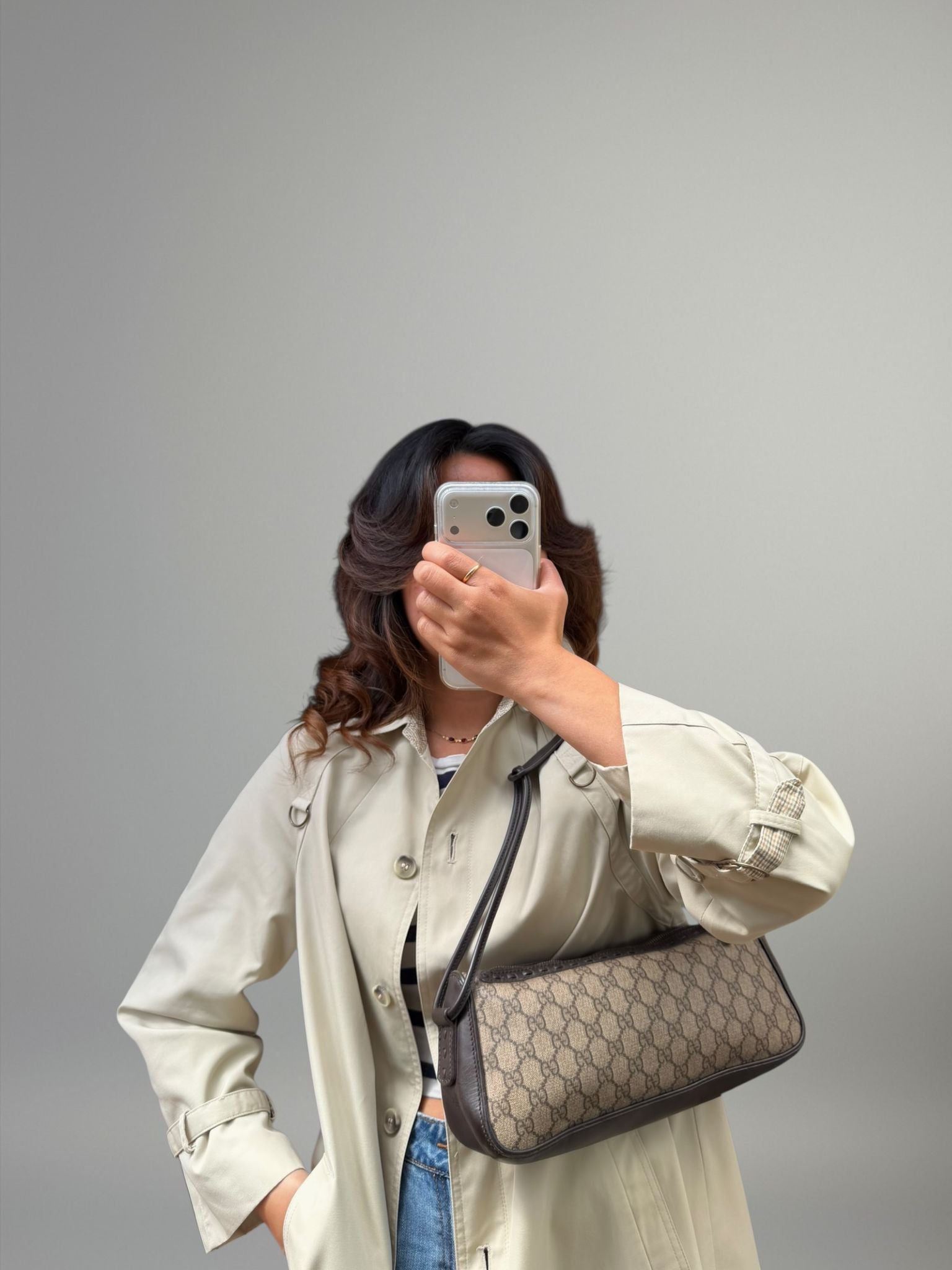 Gucci GG monogram pochette