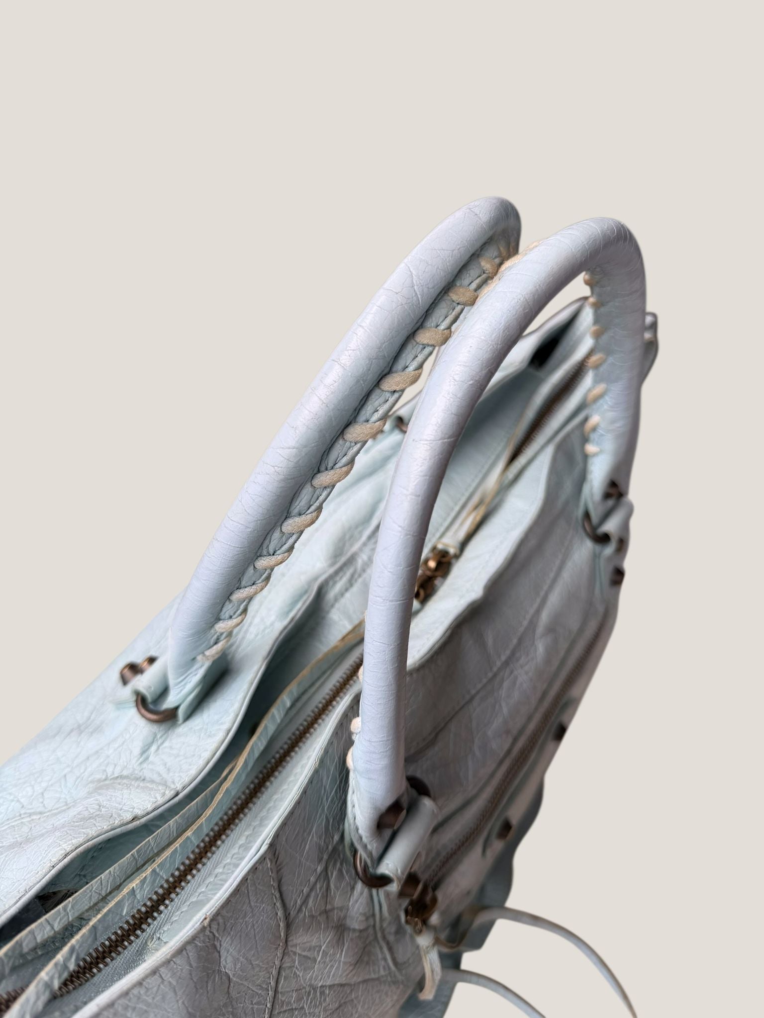 Balenciaga Part Time azzurro polvere