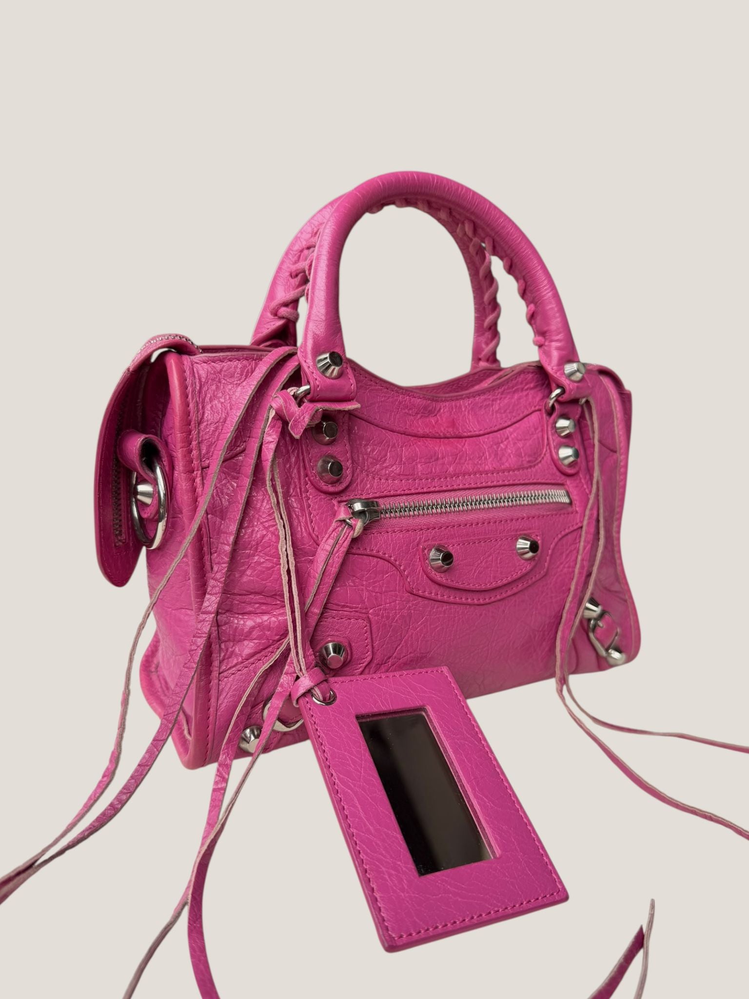 Balenciaga Mini City fucsia