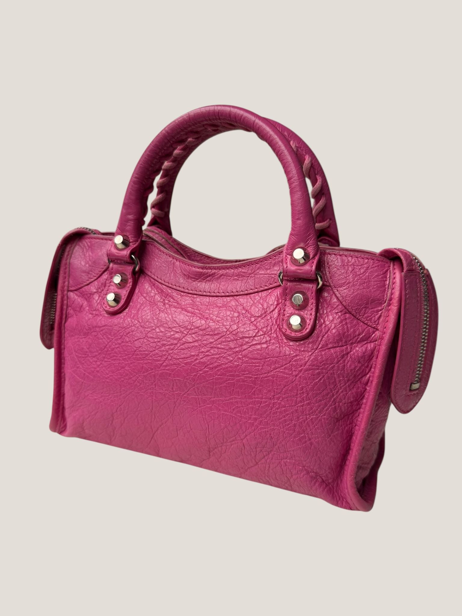 Balenciaga Mini City fucsia