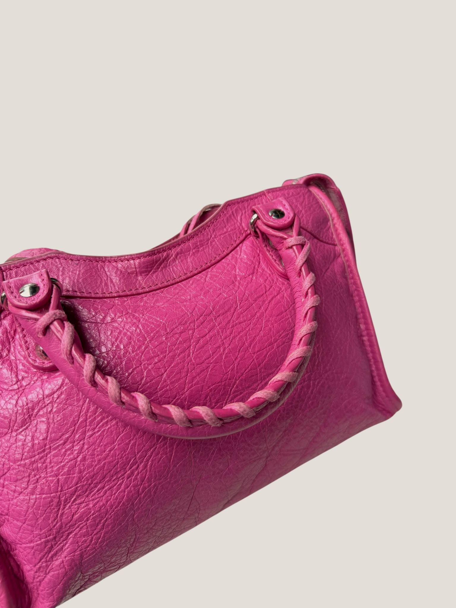 Balenciaga Mini City fucsia