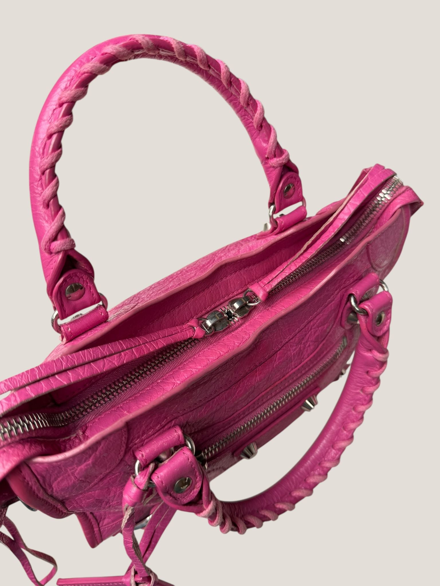 Balenciaga Mini City fucsia