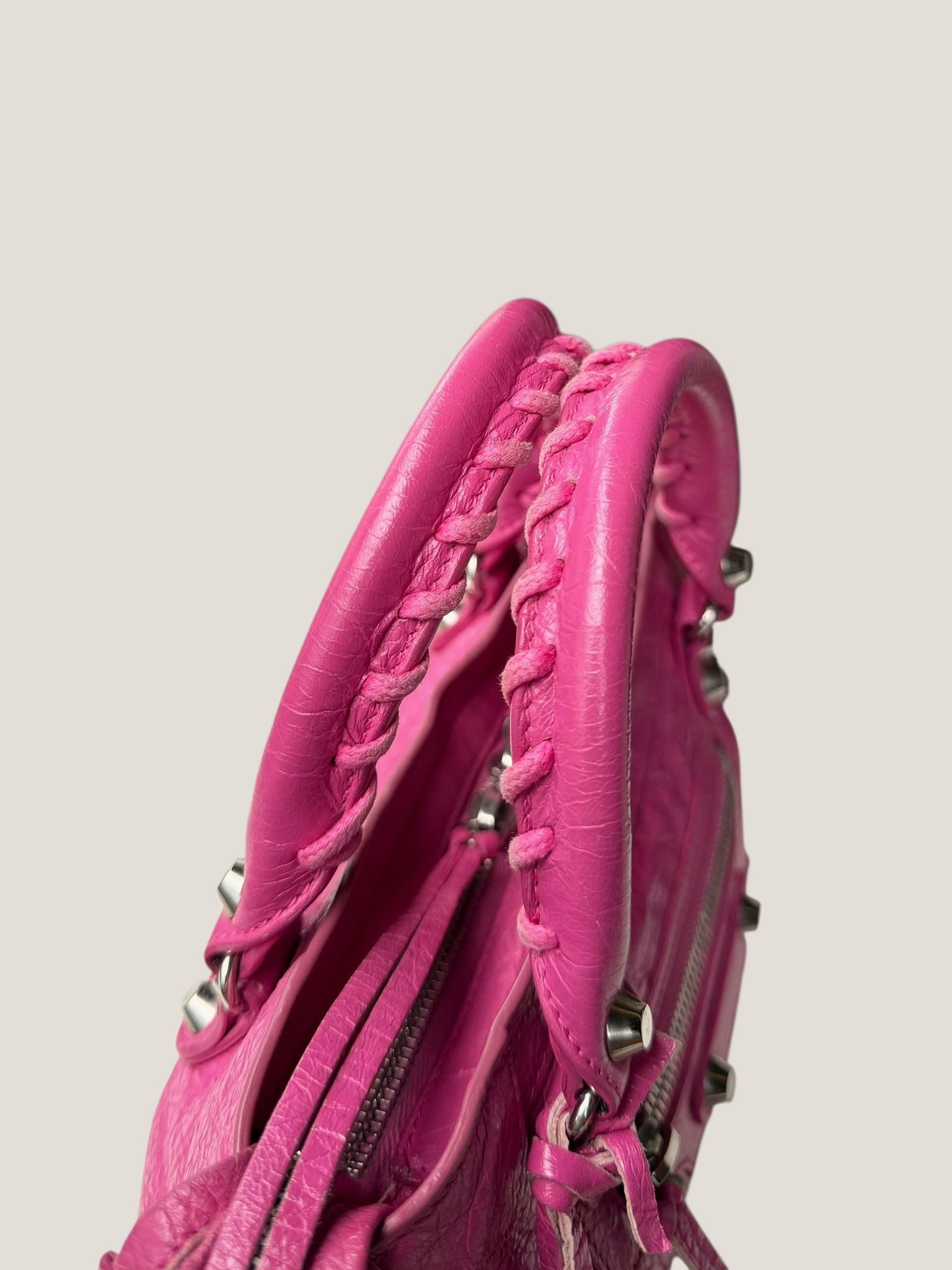 Balenciaga Mini City fucsia