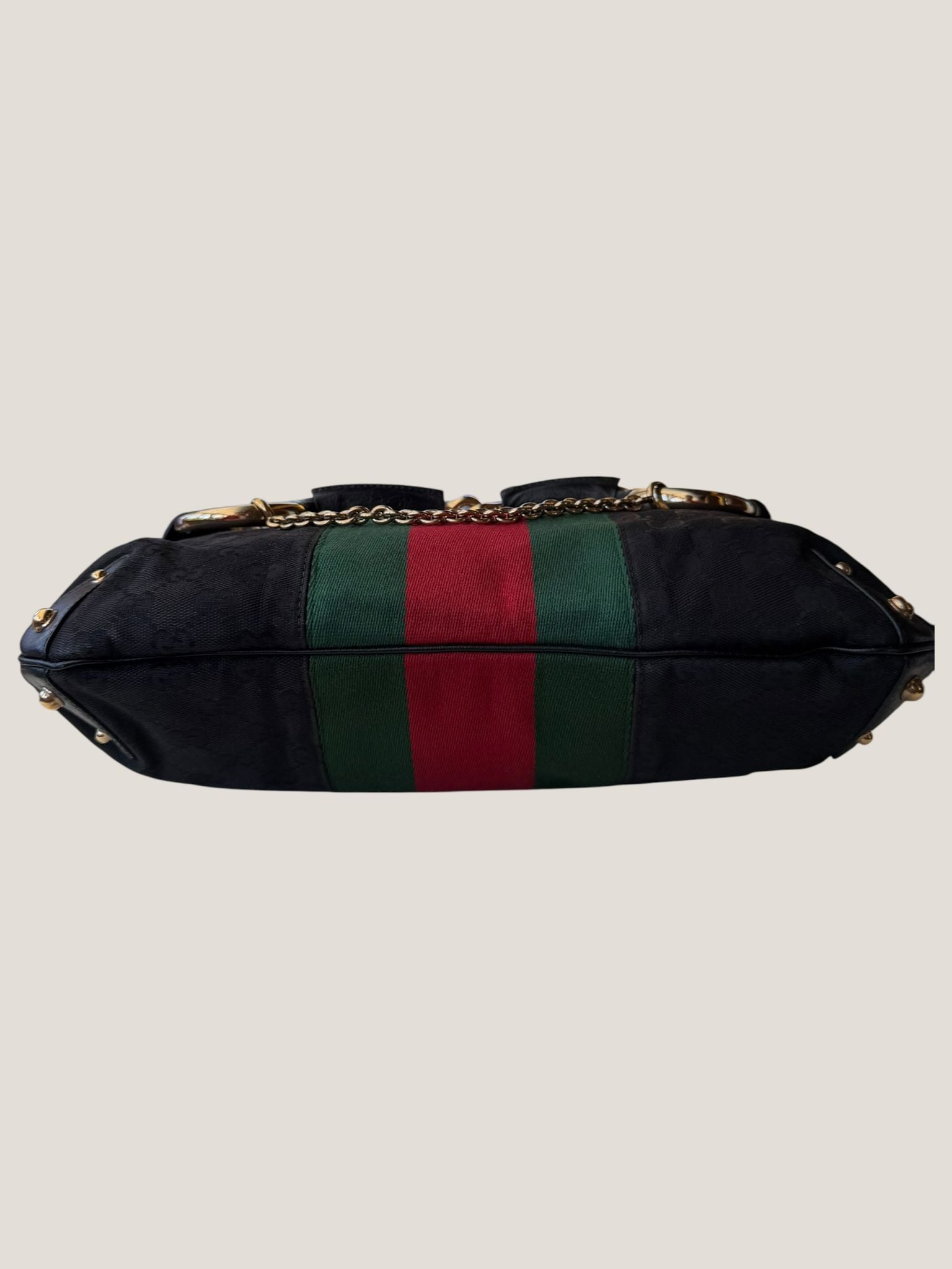 Gucci Horsebit Hobo GG Canvas