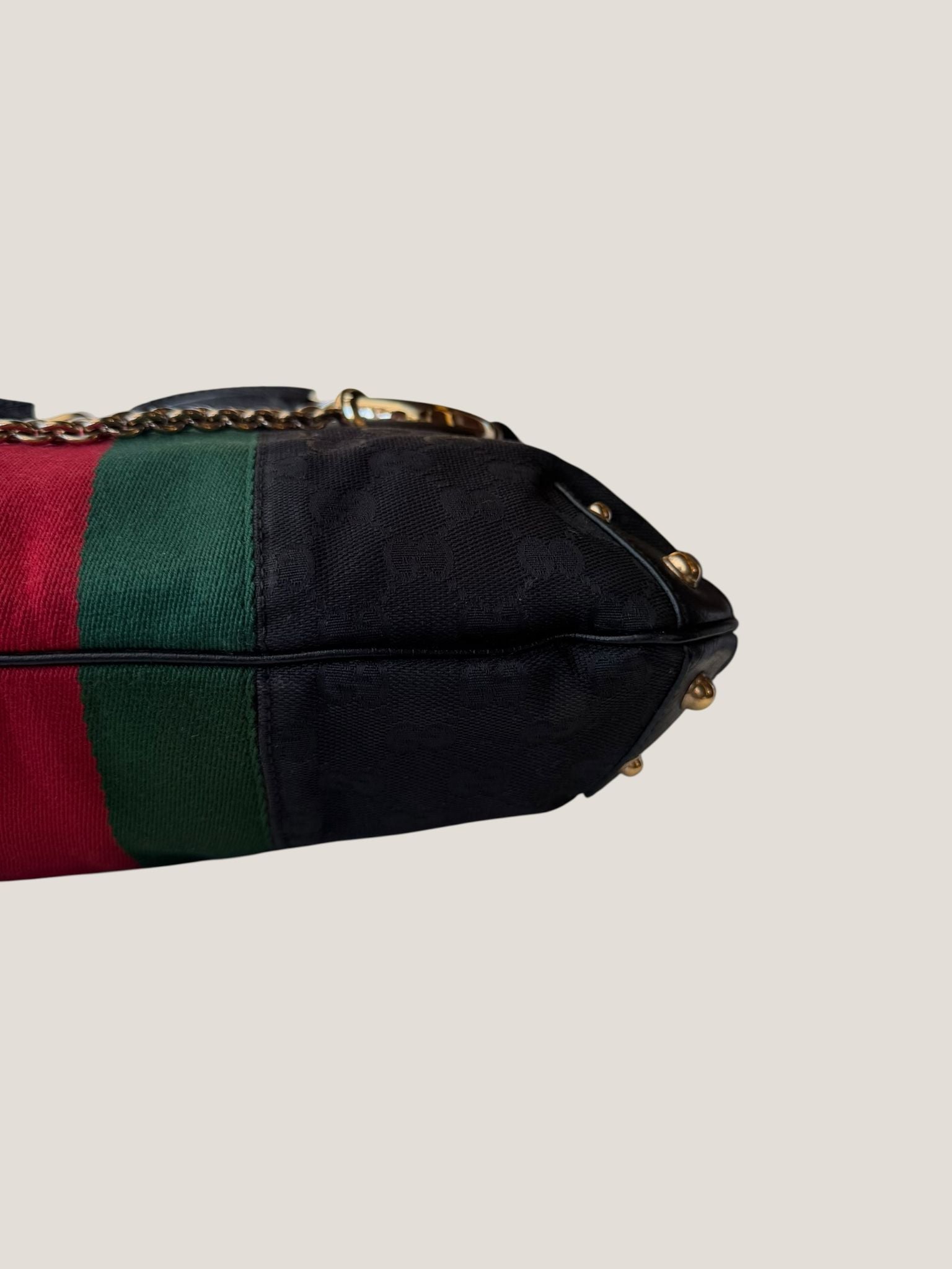 Gucci Horsebit Hobo GG Canvas