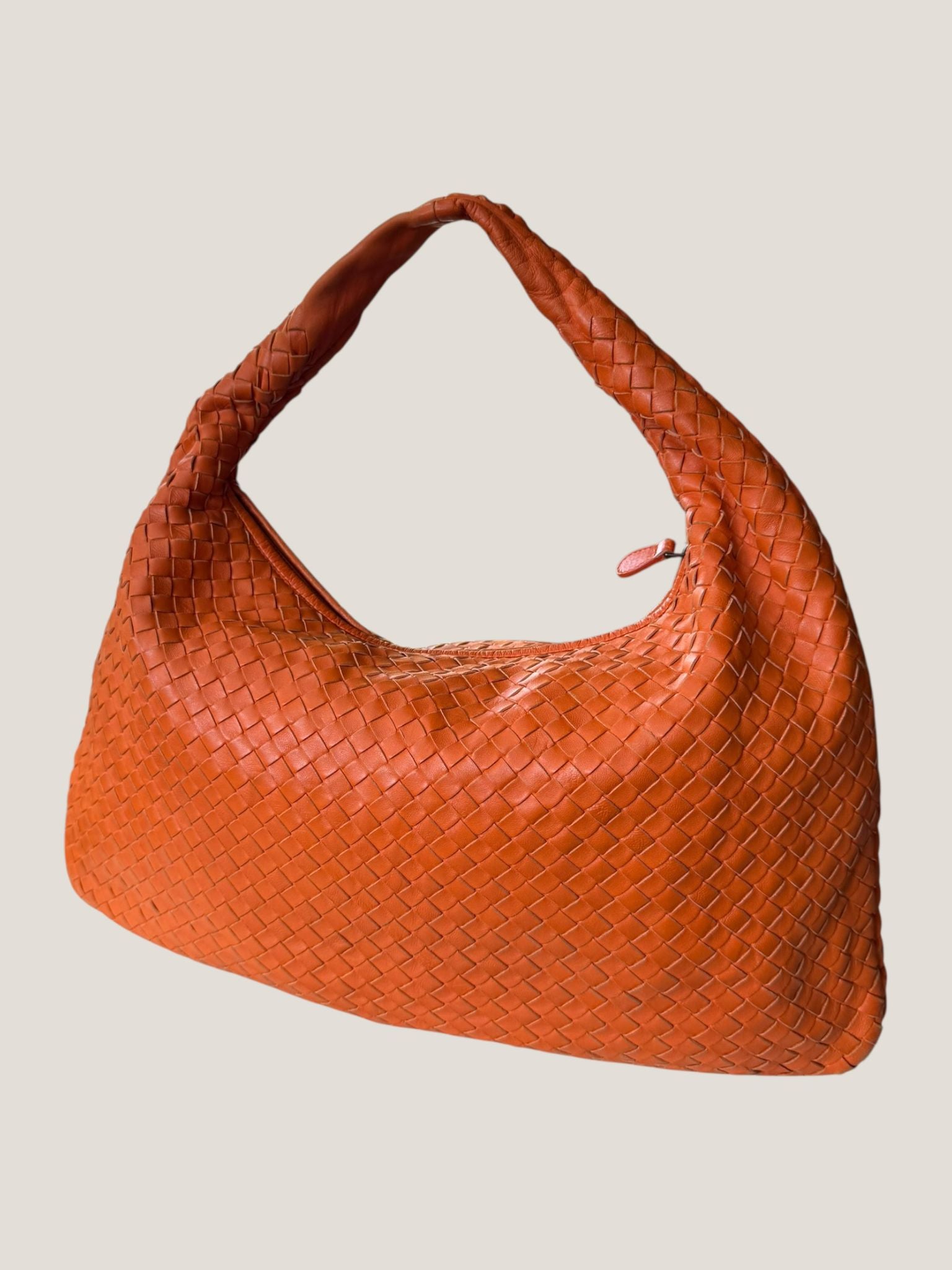 Bottega Veneta Hobo Intrecciato Arancione