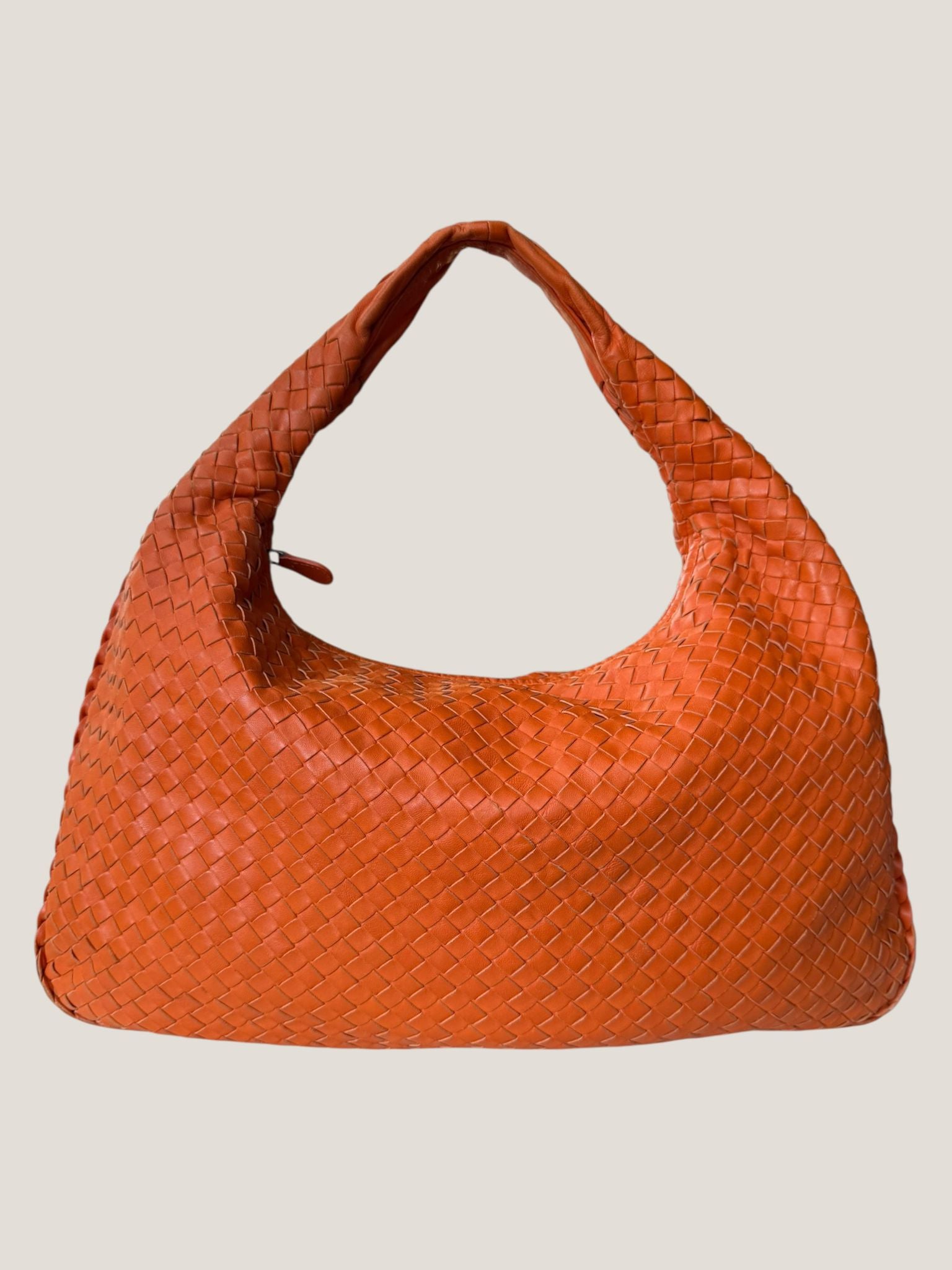 Bottega Veneta Hobo Intrecciato Arancione