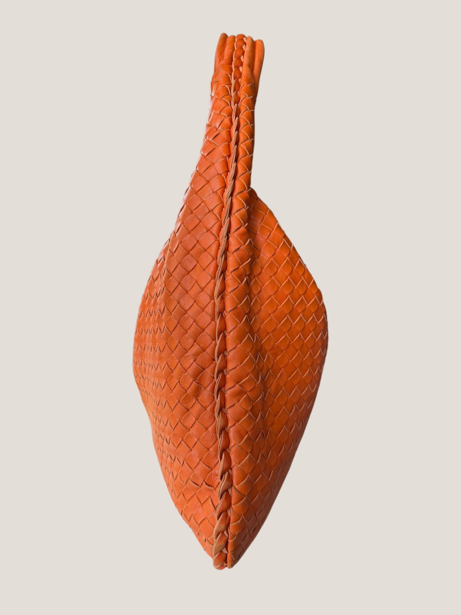 Bottega Veneta Hobo Intrecciato Arancione