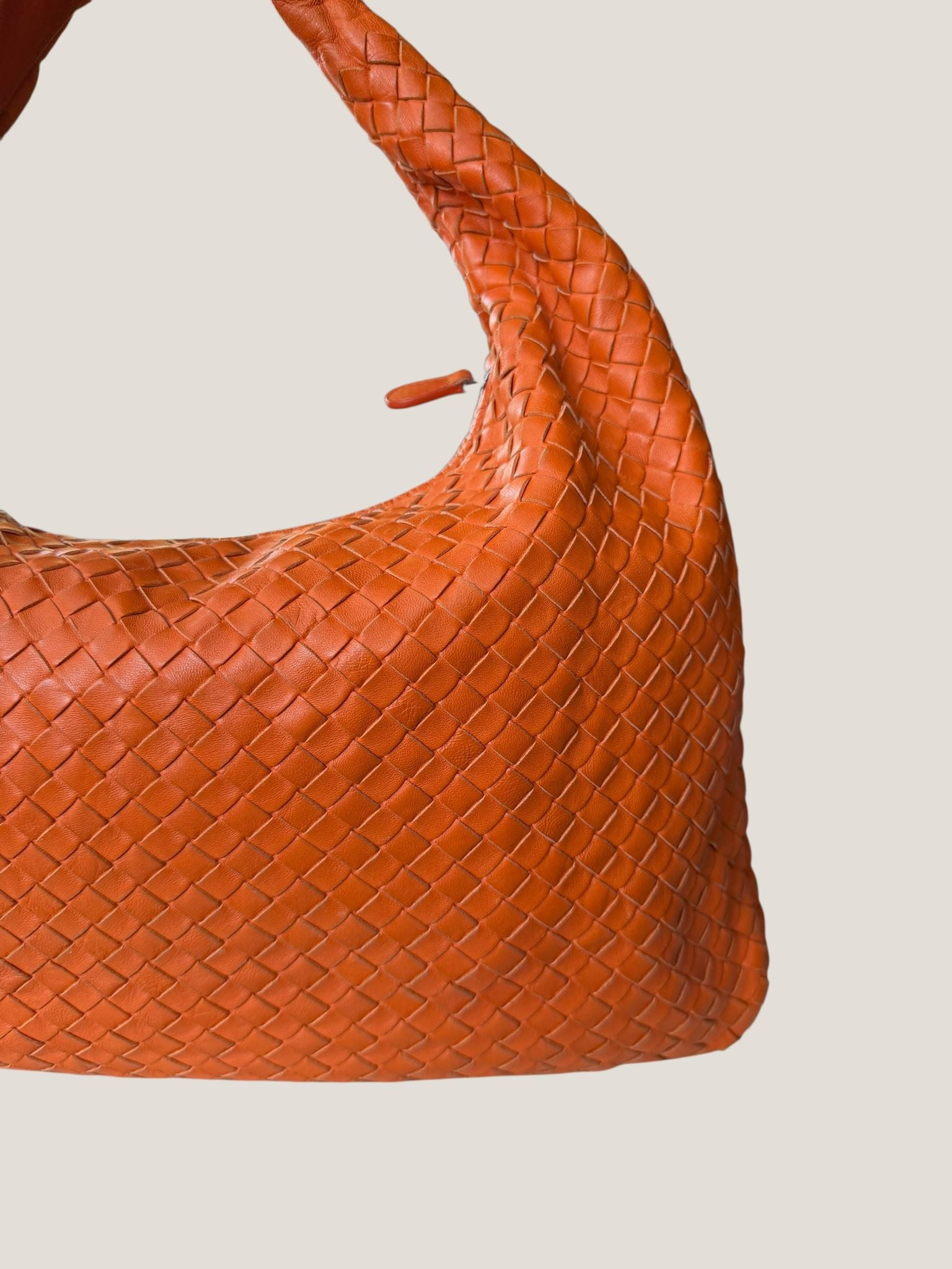 Bottega Veneta Hobo Intrecciato Arancione