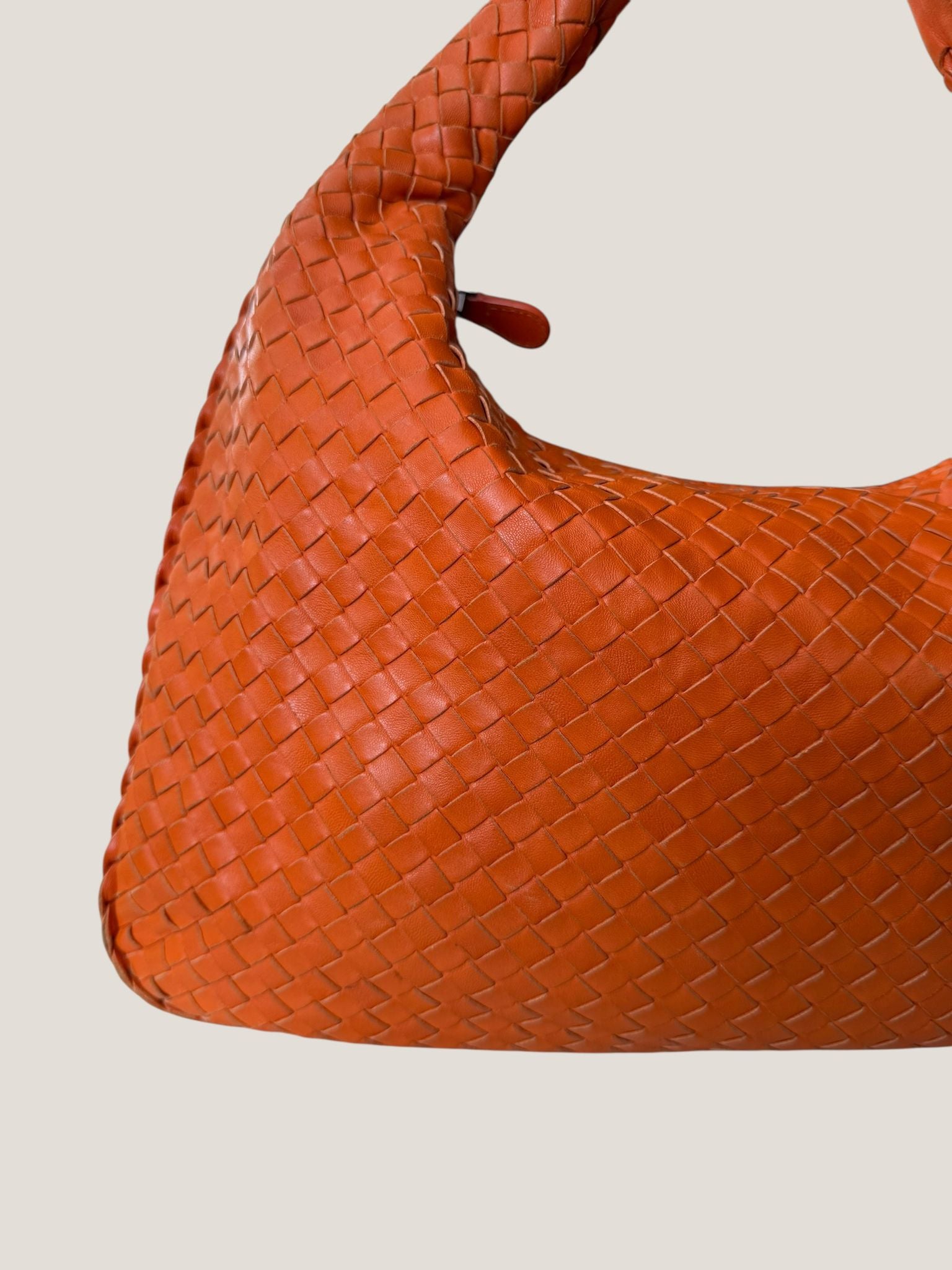 Bottega Veneta Hobo Intrecciato Arancione