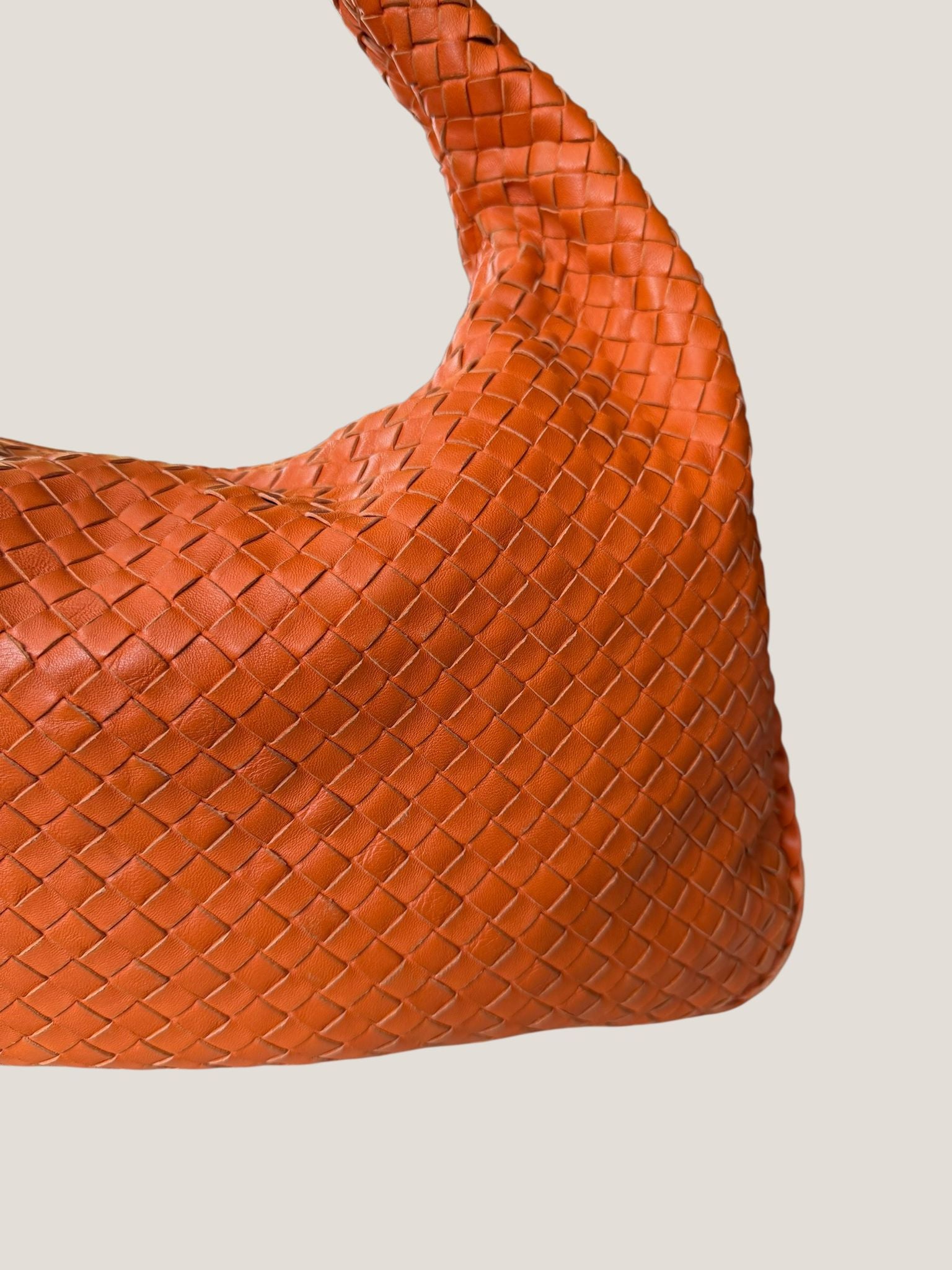 Bottega Veneta Hobo Intrecciato Arancione
