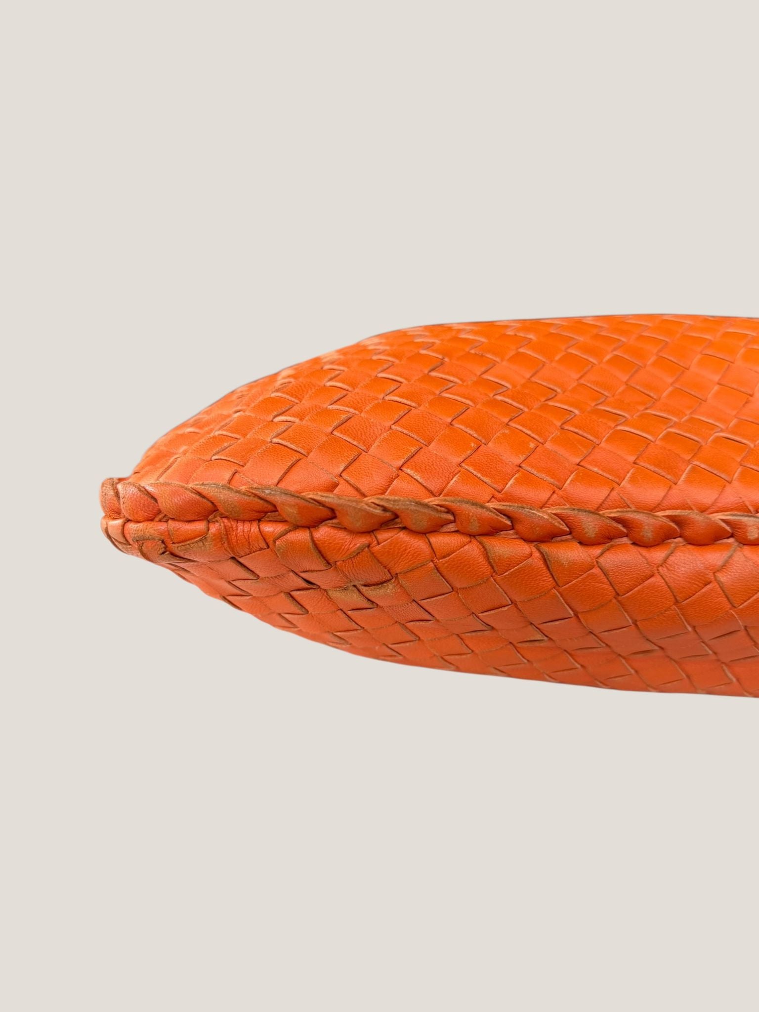 Bottega Veneta Hobo Intrecciato Arancione