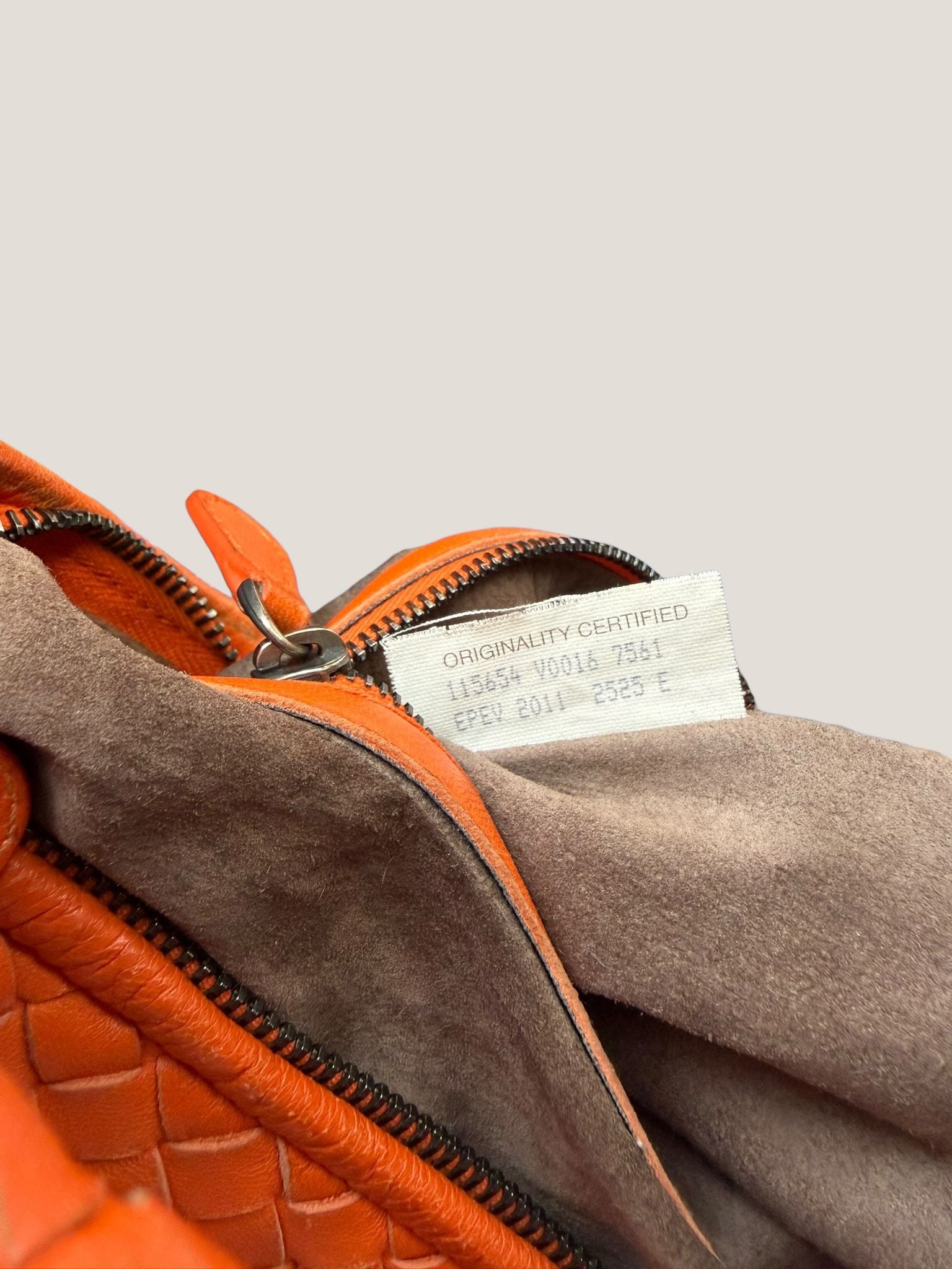 Bottega Veneta Hobo Intrecciato Arancione