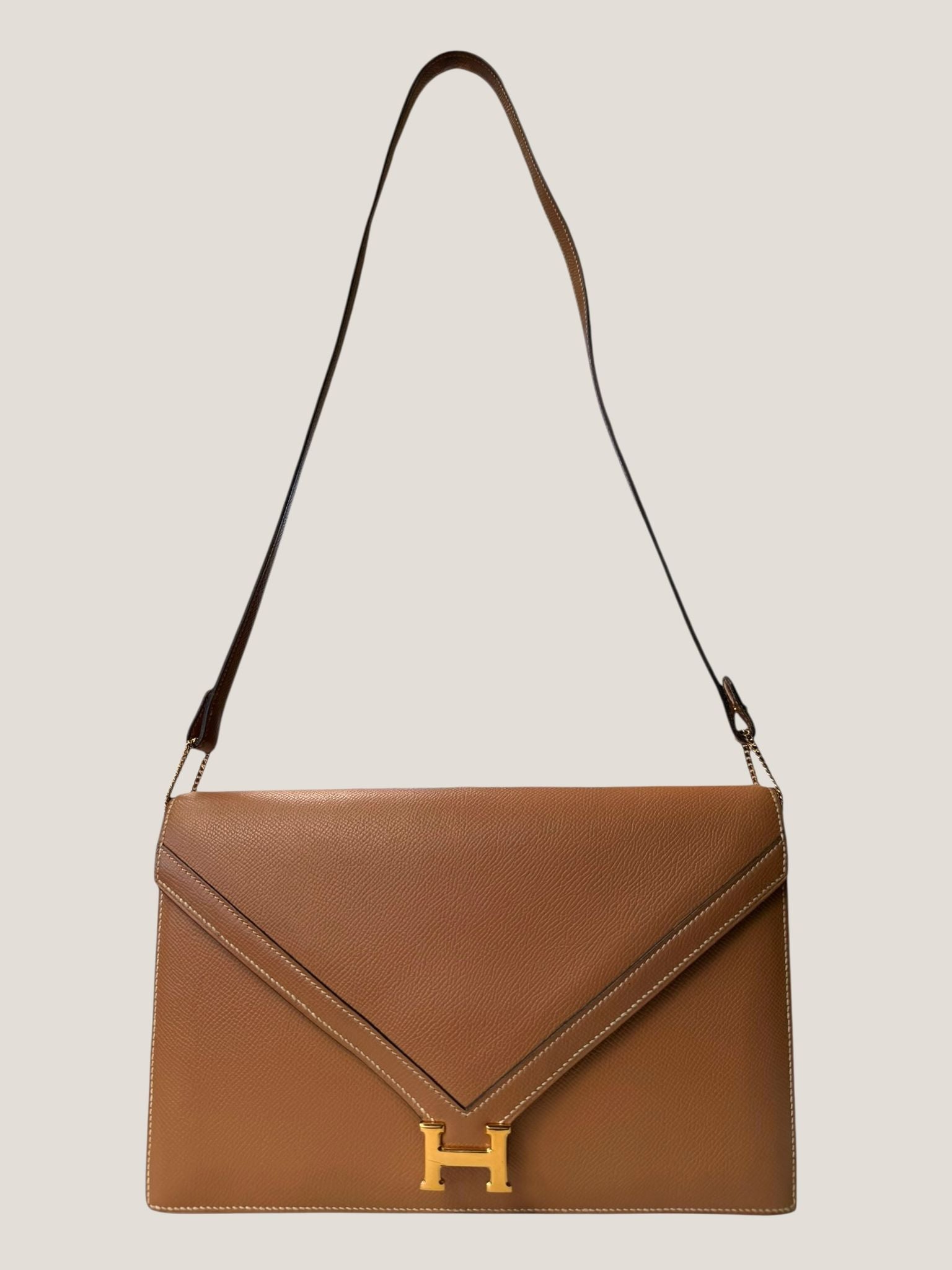 Hermès Lydie H Courchevel Cuoio
