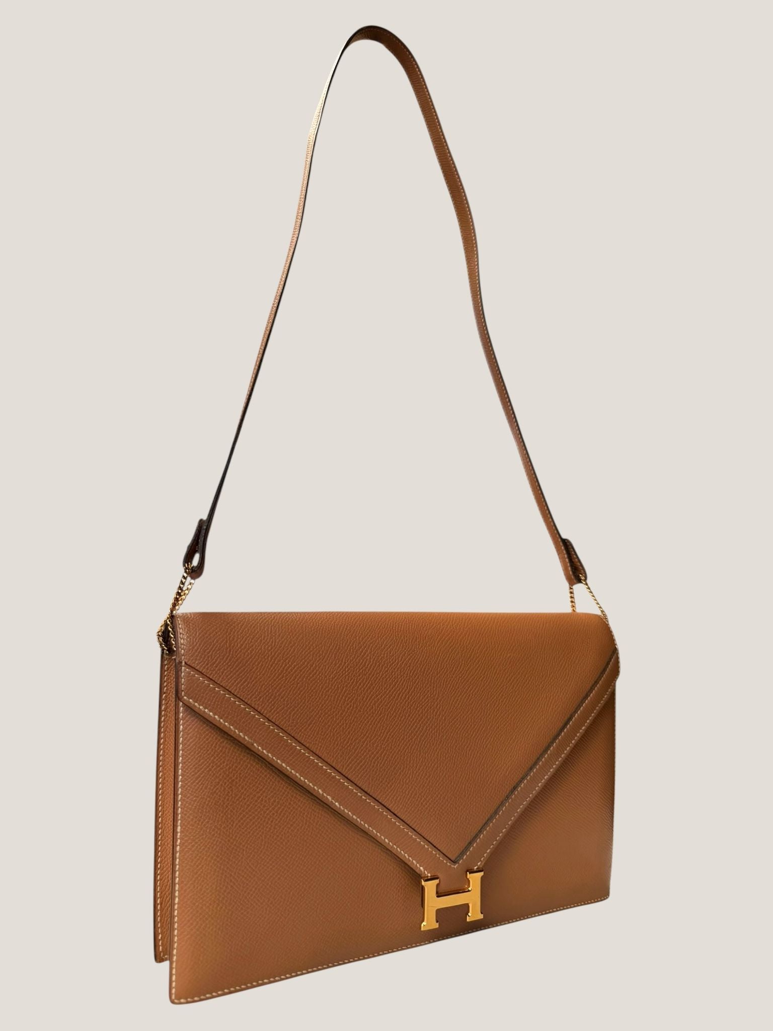 Hermès Lydie H Courchevel Cuoio