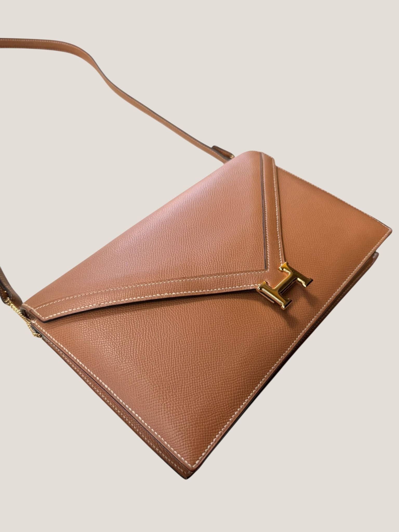 Hermès Lydie H Courchevel Cuoio