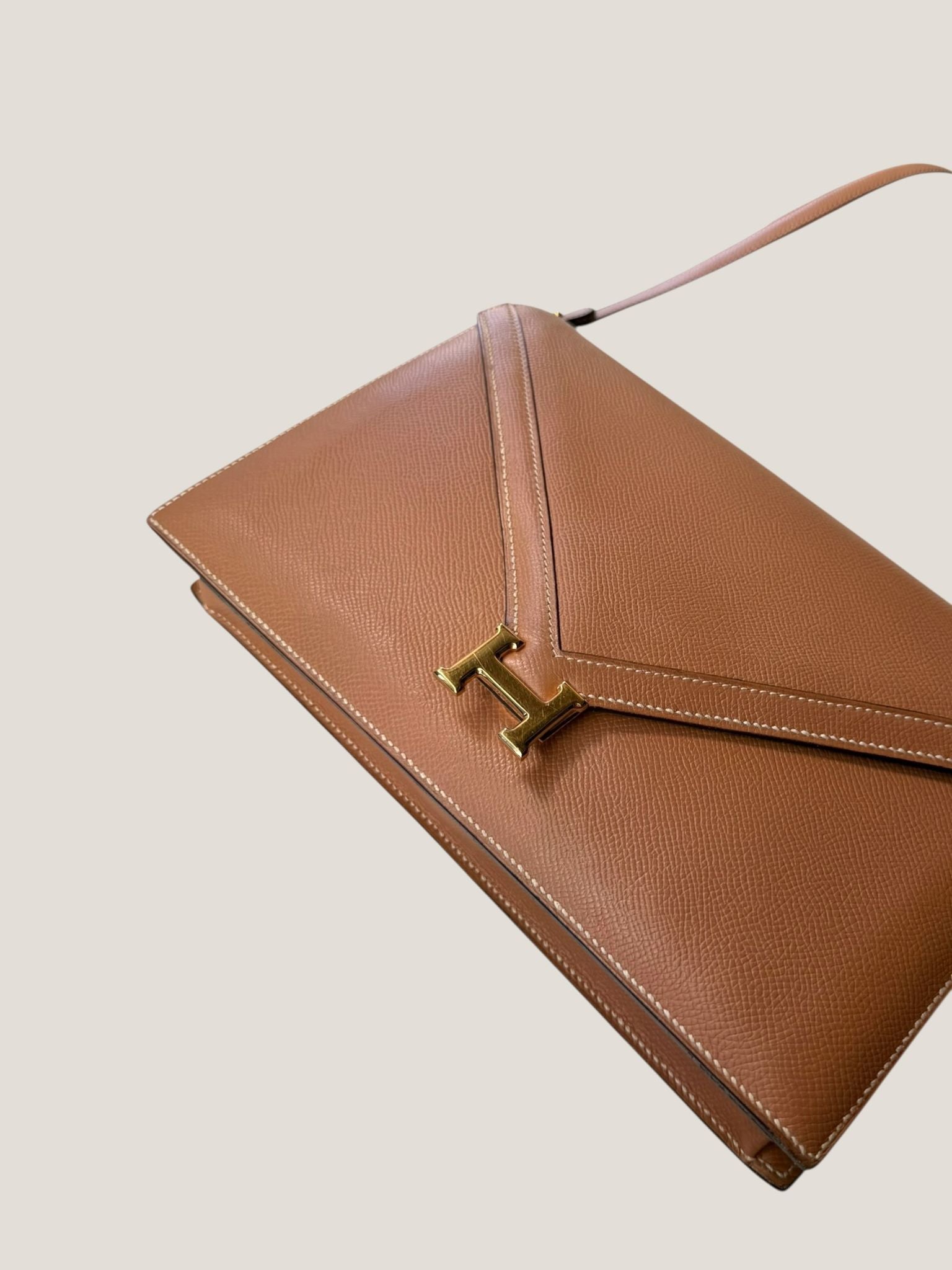 Hermès Lydie H Courchevel Cuoio