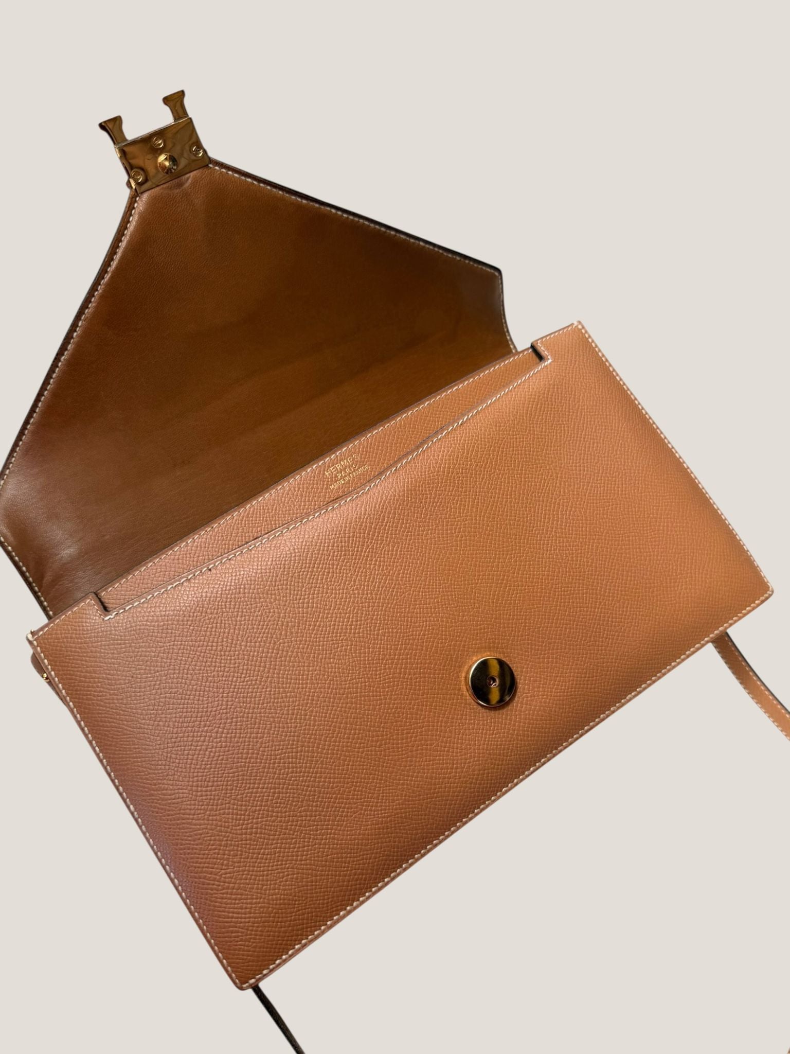 Hermès Lydie H Courchevel Cuoio