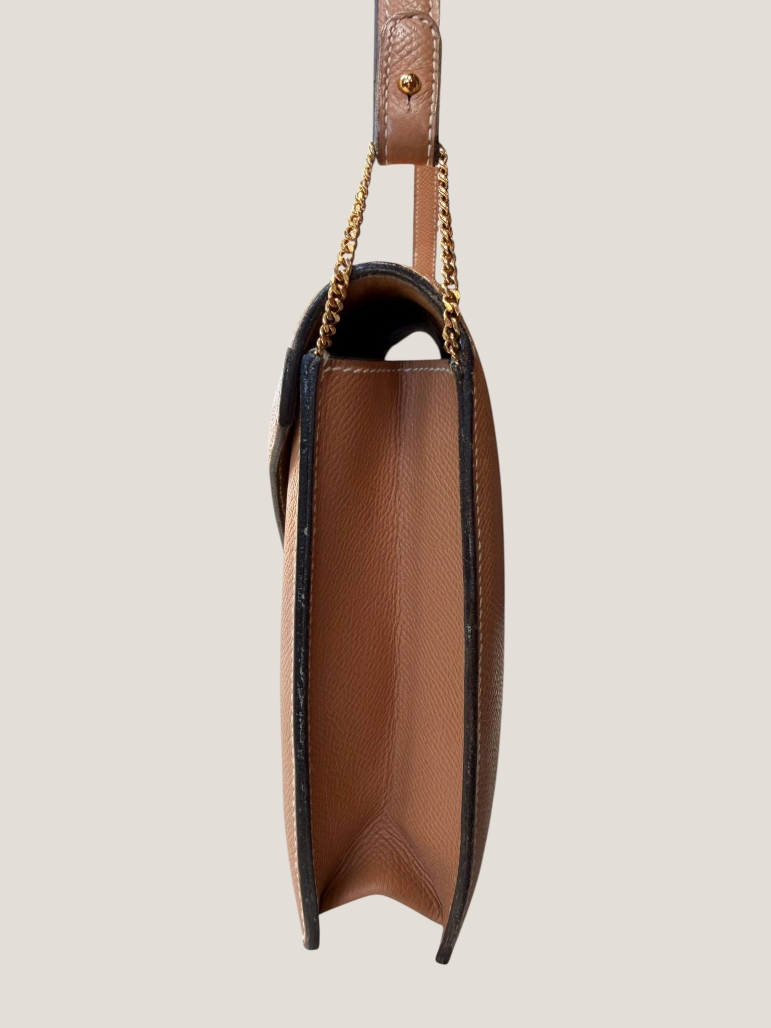 Hermès Lydie H Courchevel Cuoio