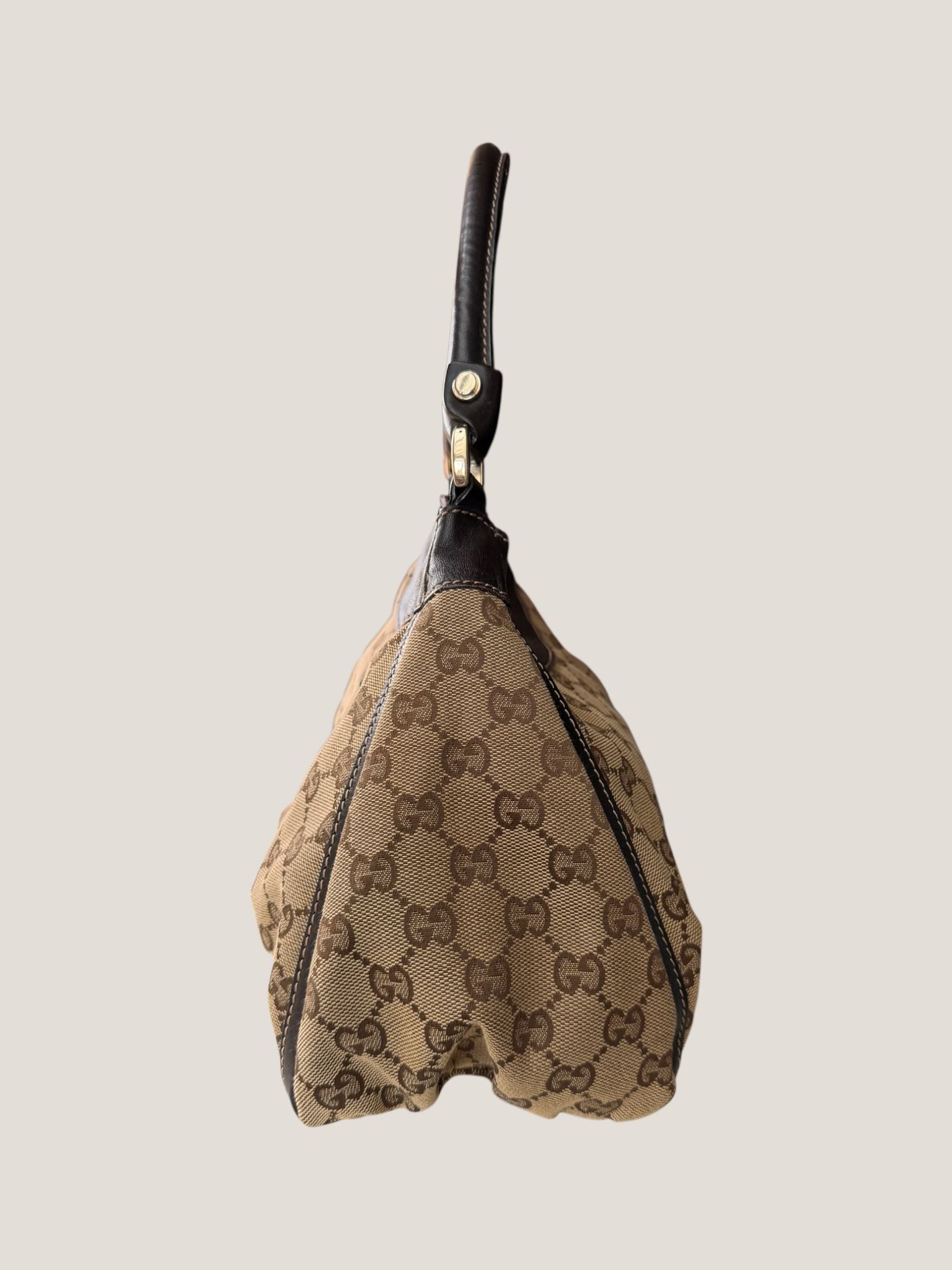 Gucci Abbey D Ring GG Canvas