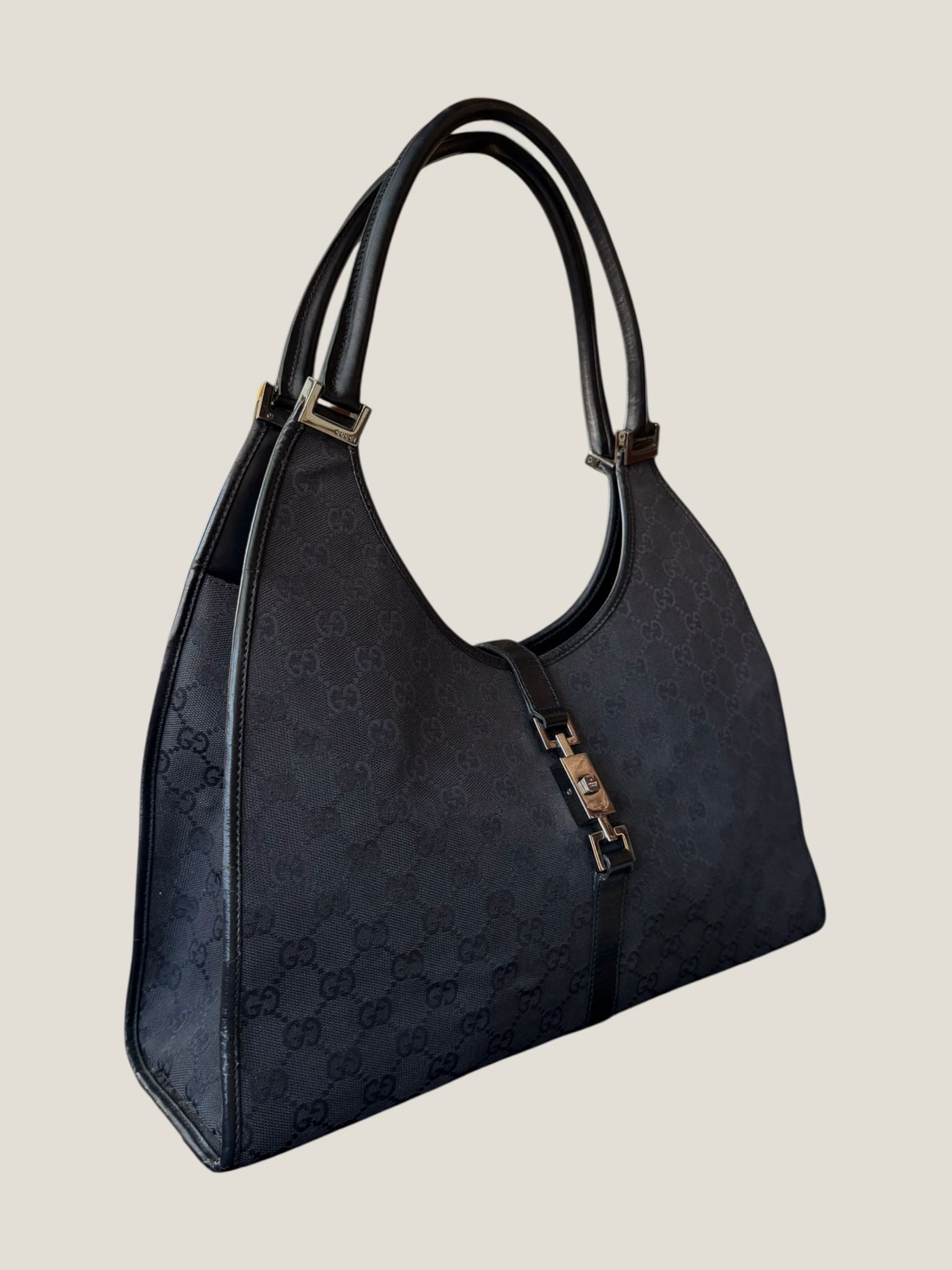 Gucci Jackie GG Canvas Nera