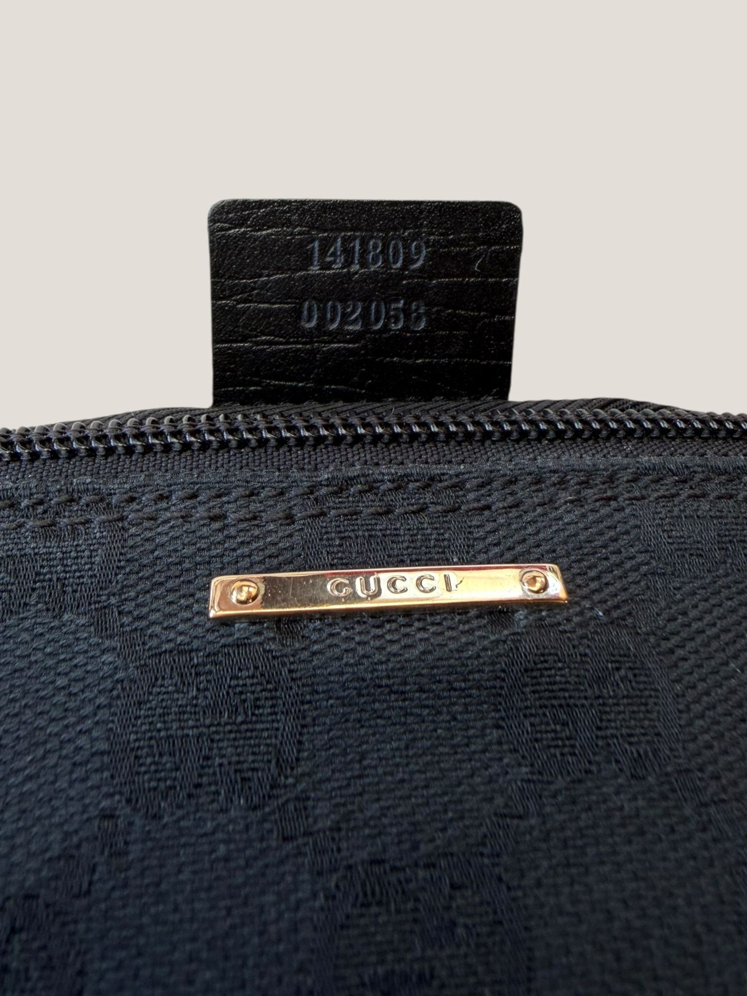 Gucci Pochette GG Canvas Nera
