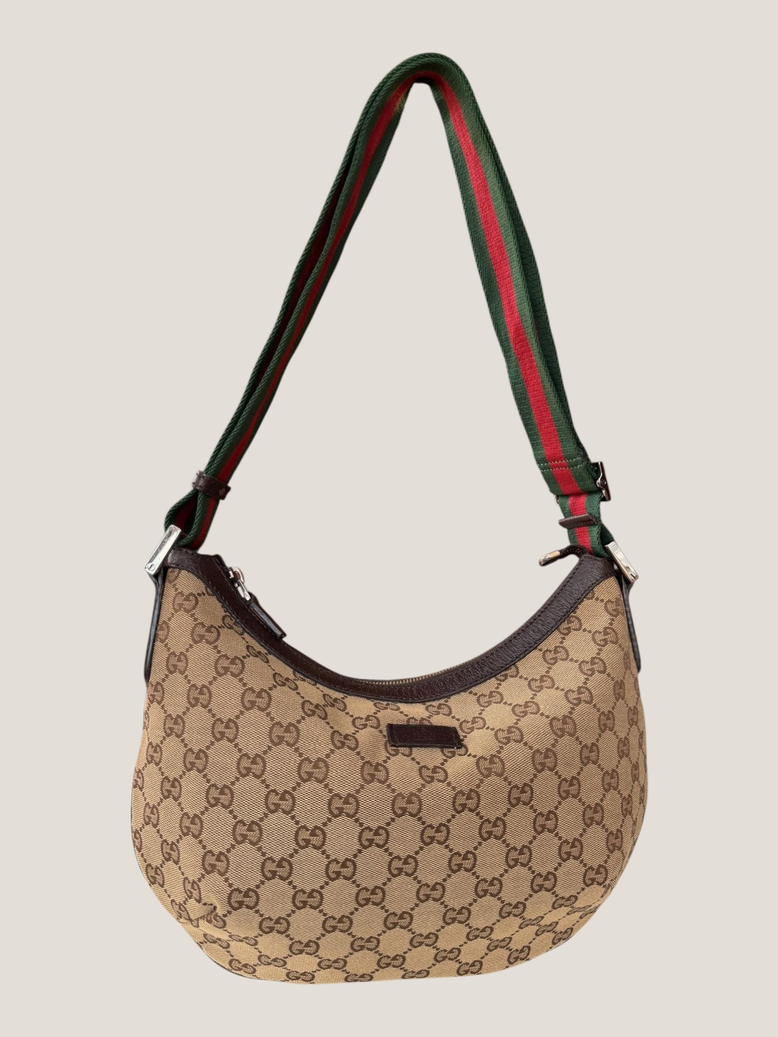 Gucci GG Canvas Half Moon Web