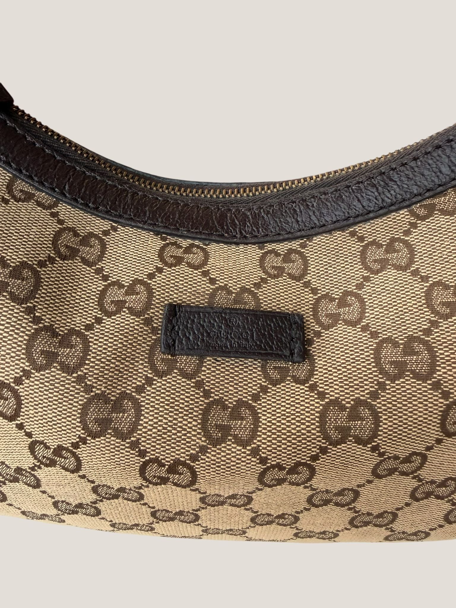 Gucci GG Canvas Half Moon Web