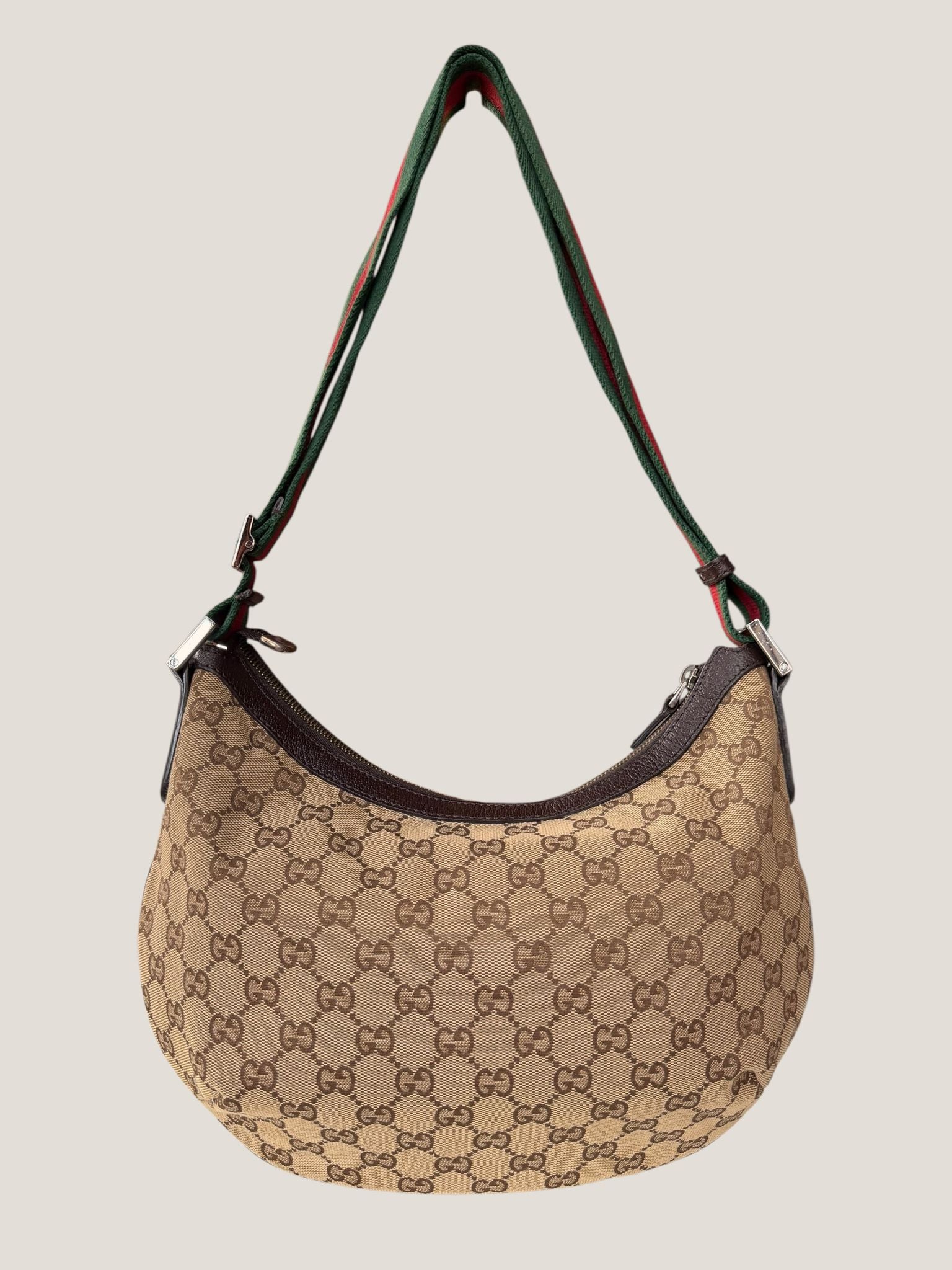Gucci GG Canvas Half Moon Web