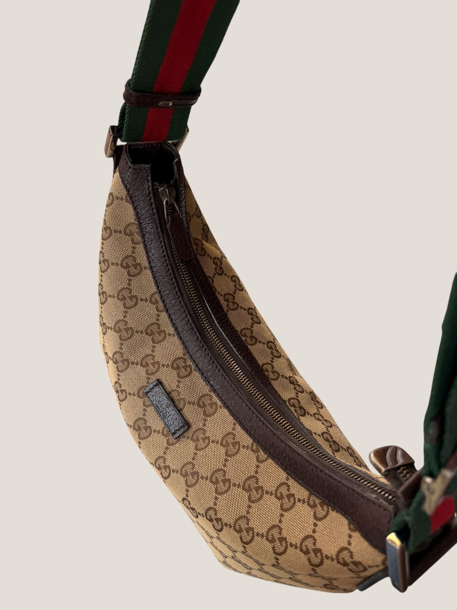 Gucci GG Canvas Half Moon Web