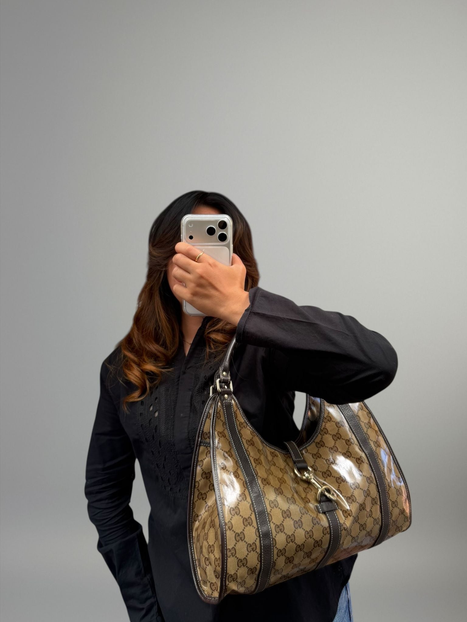 Gucci Jackie Crystal GG