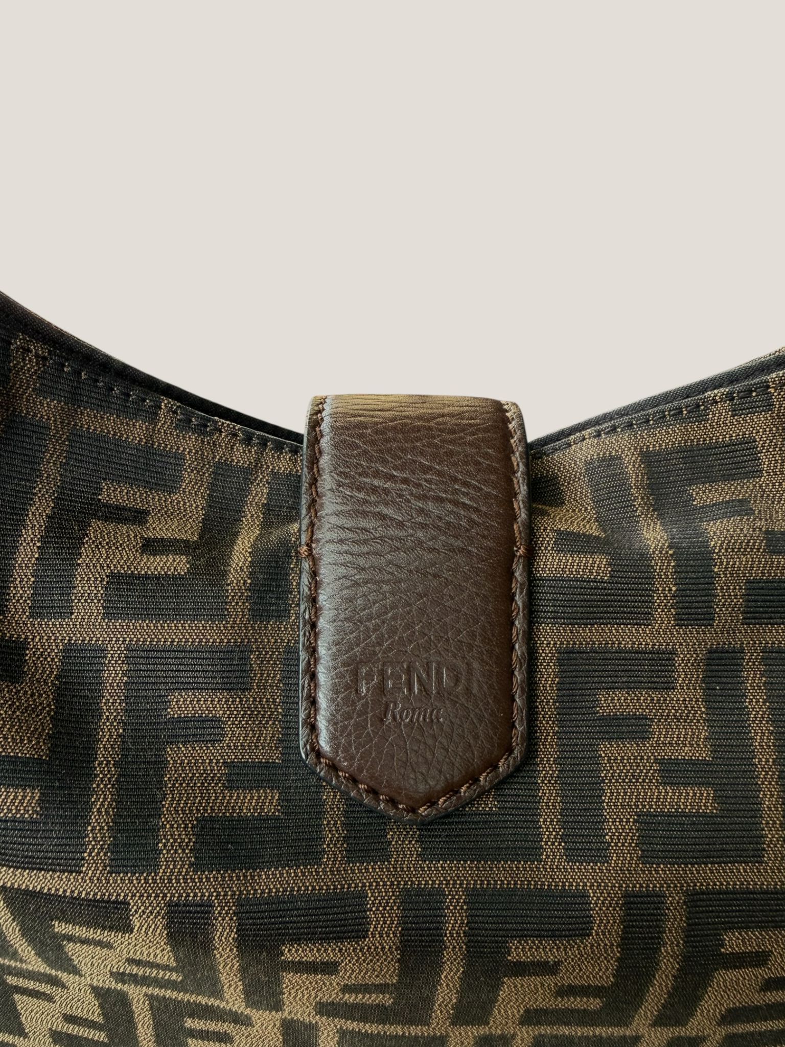 Fendi Tobacco Zucca Hobo