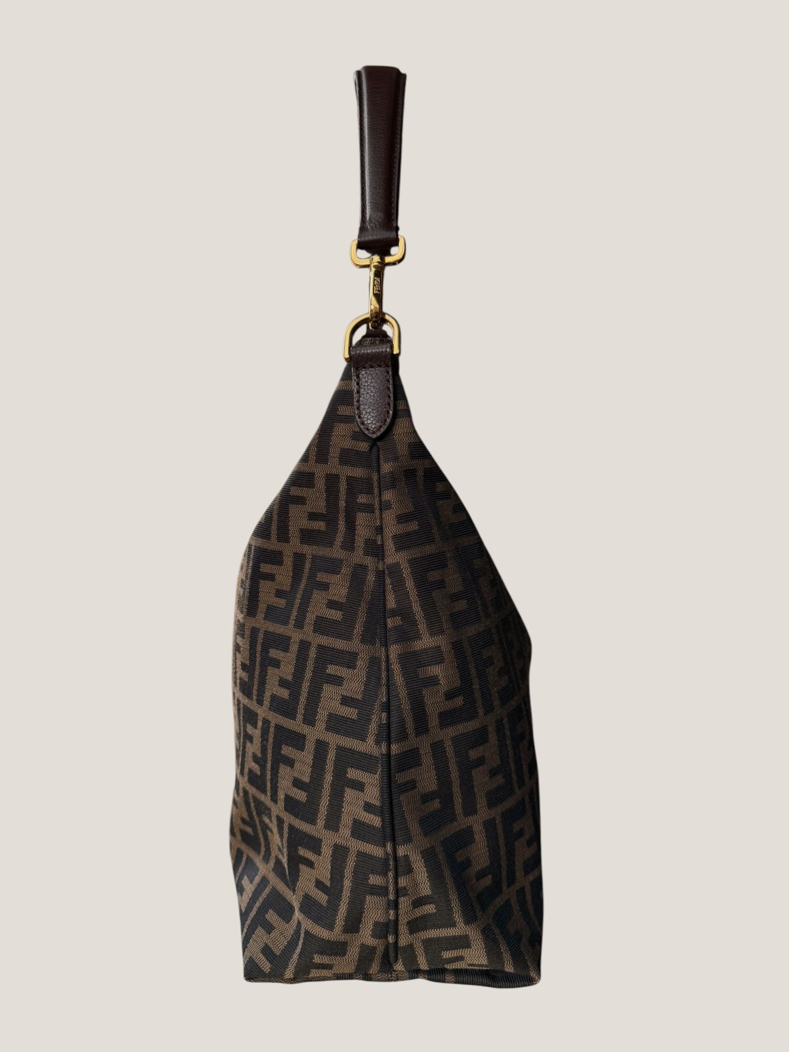 Fendi Tobacco Zucca Hobo