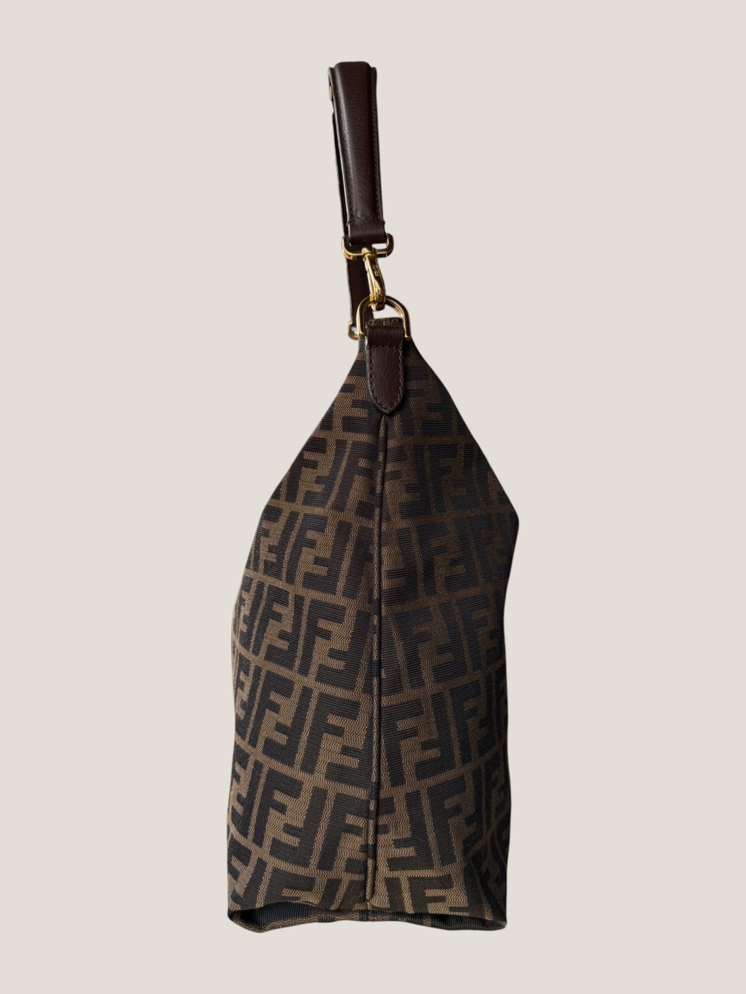 Fendi Tobacco Zucca Hobo